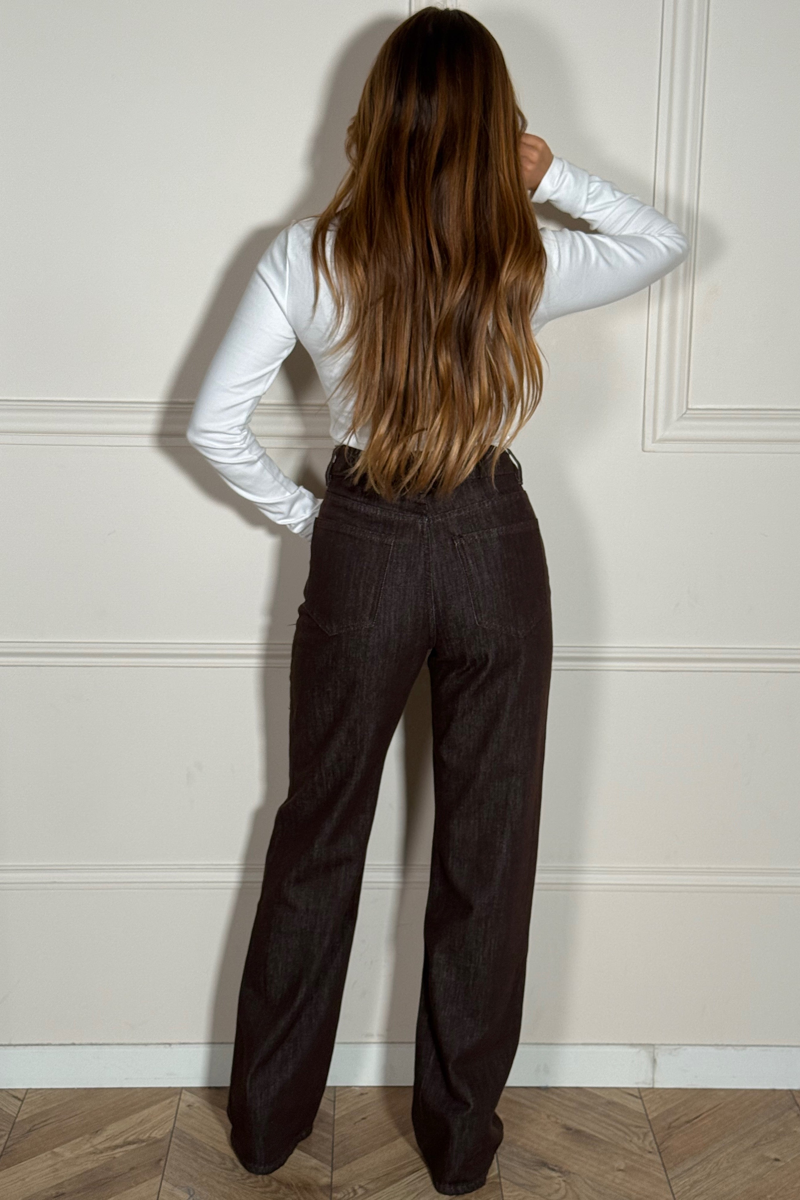 Jeans Coupe Droite Brut Femme - Denim Authentique Intemporel