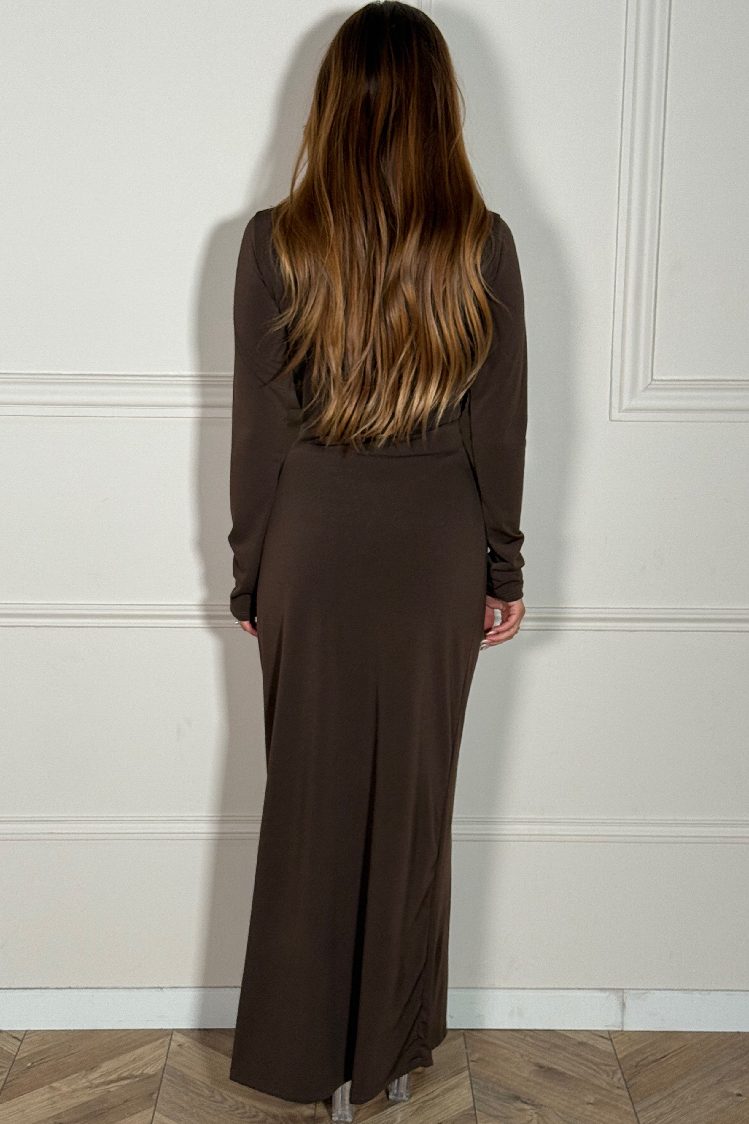 Robe Élégante avec Cordon Tressé - Style Féminin Raffiné