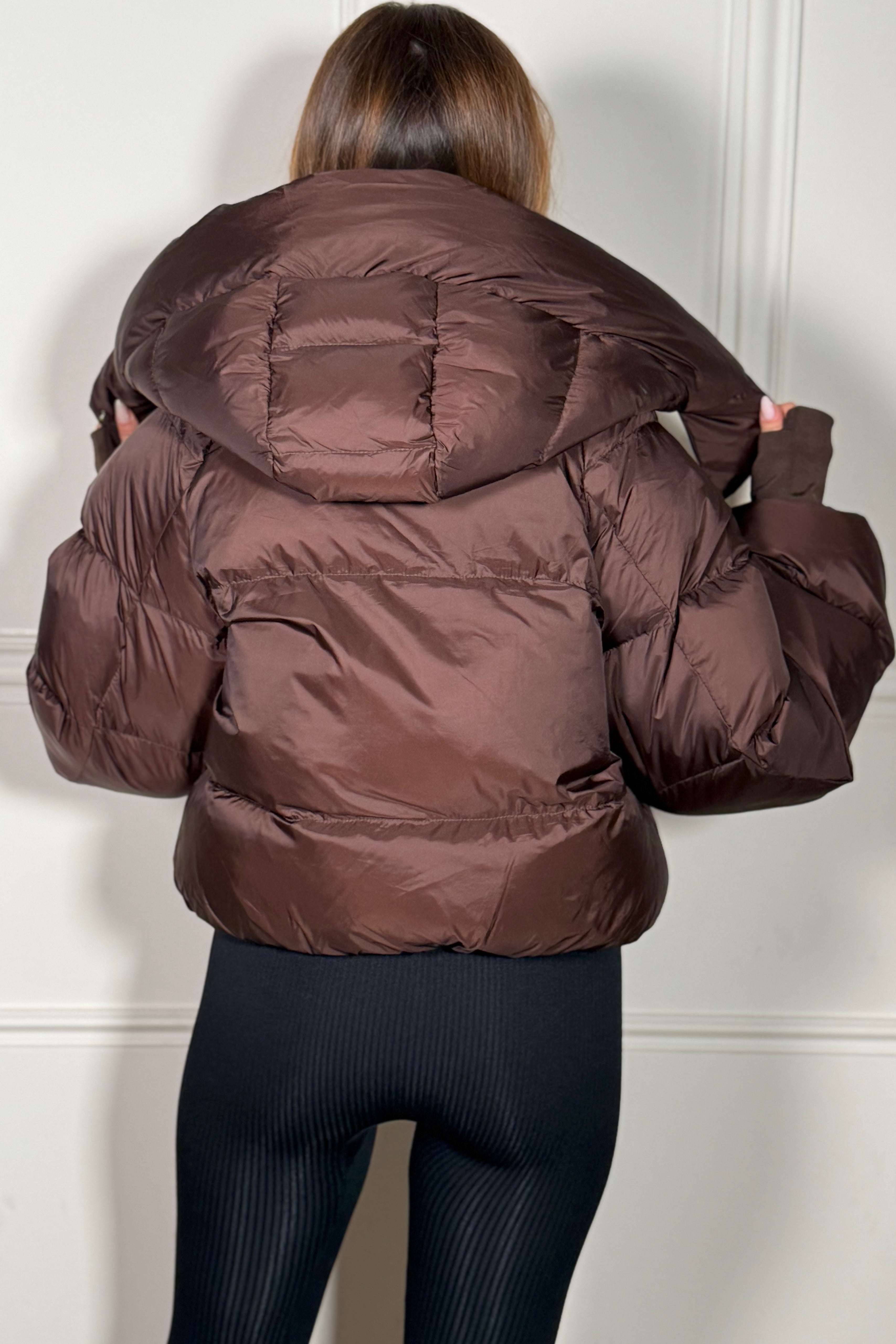 Doudoune Courte Coupe Ballon Femme - Style Urbain et Confort