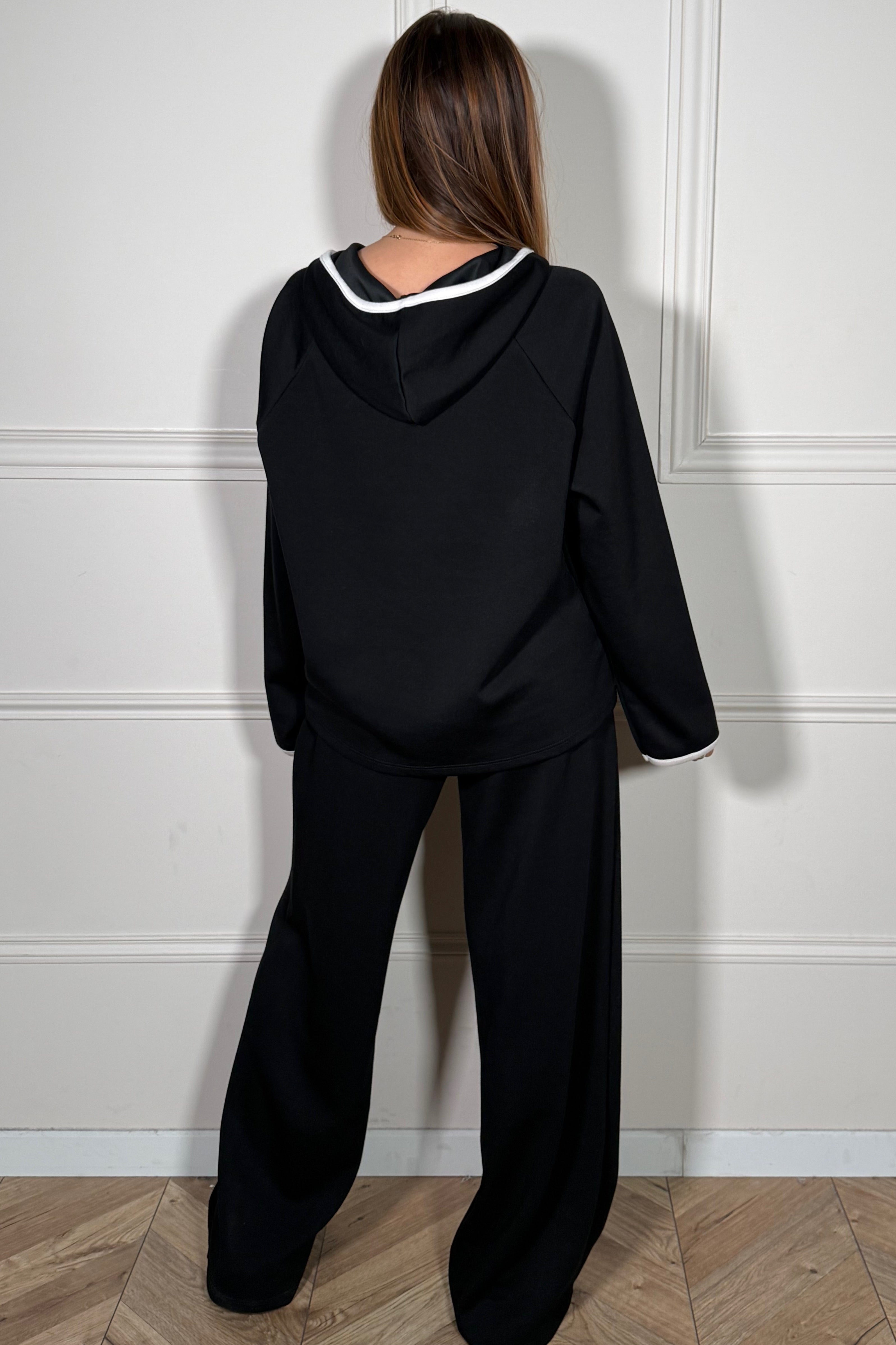 Ensemble coordonné sweat liserés jogging - harmonie parfaite confort et esthétique BLOOSHOP

