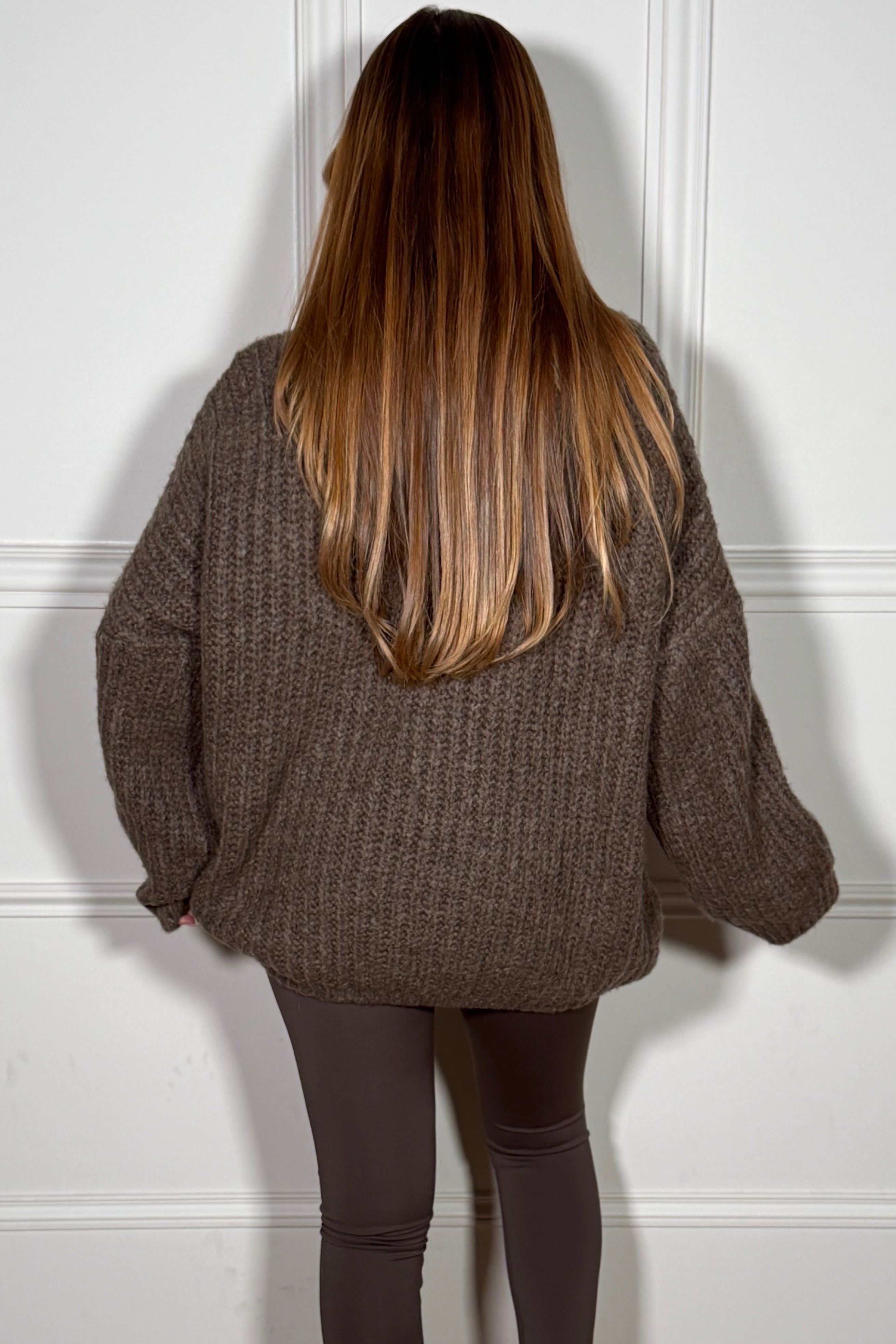  Pull maille chenille femme - vue de dos élégante - douceur exceptionnelle BLOOSHOP