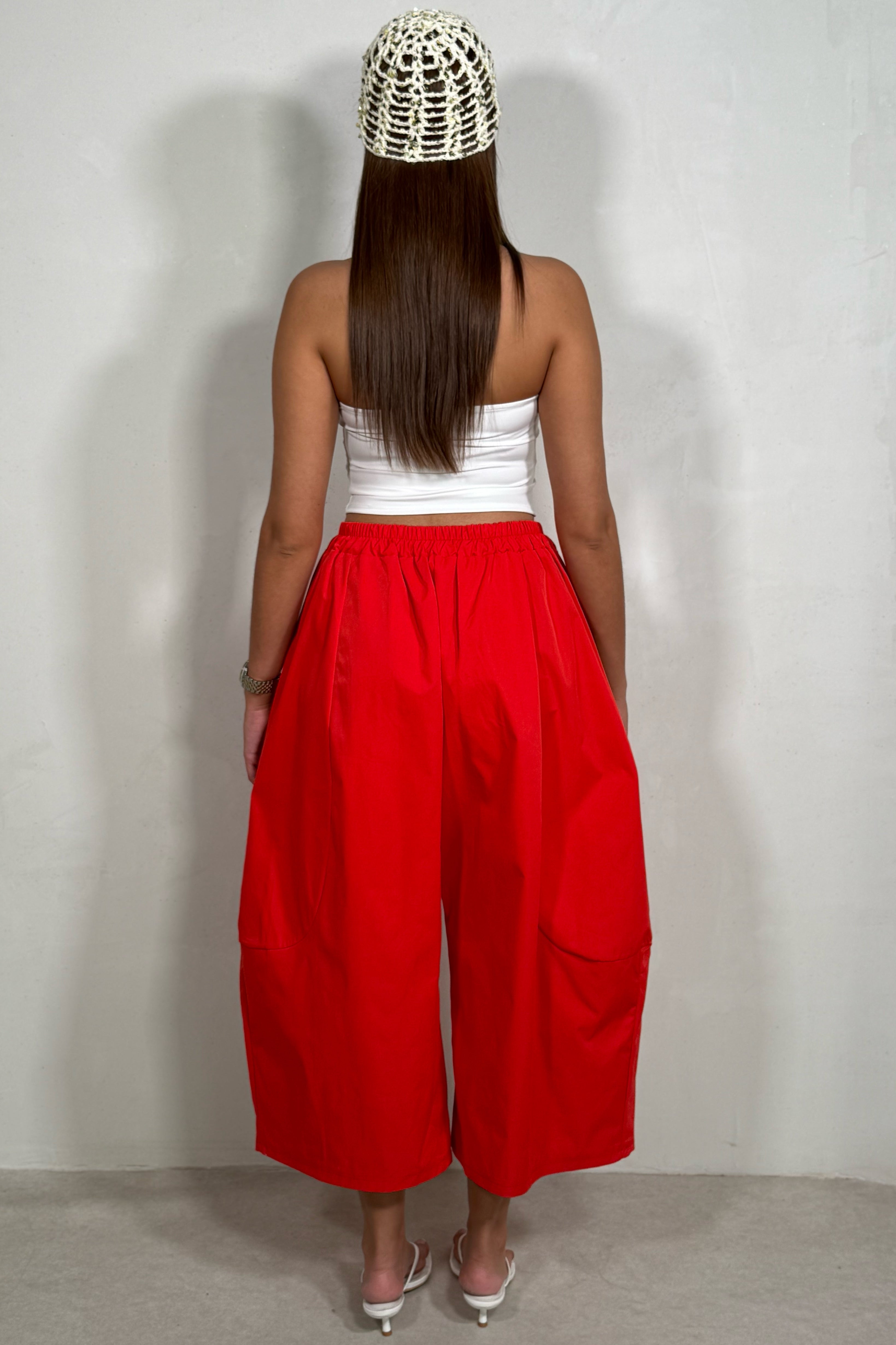 Bermuda Long Femme Fluide à Pince