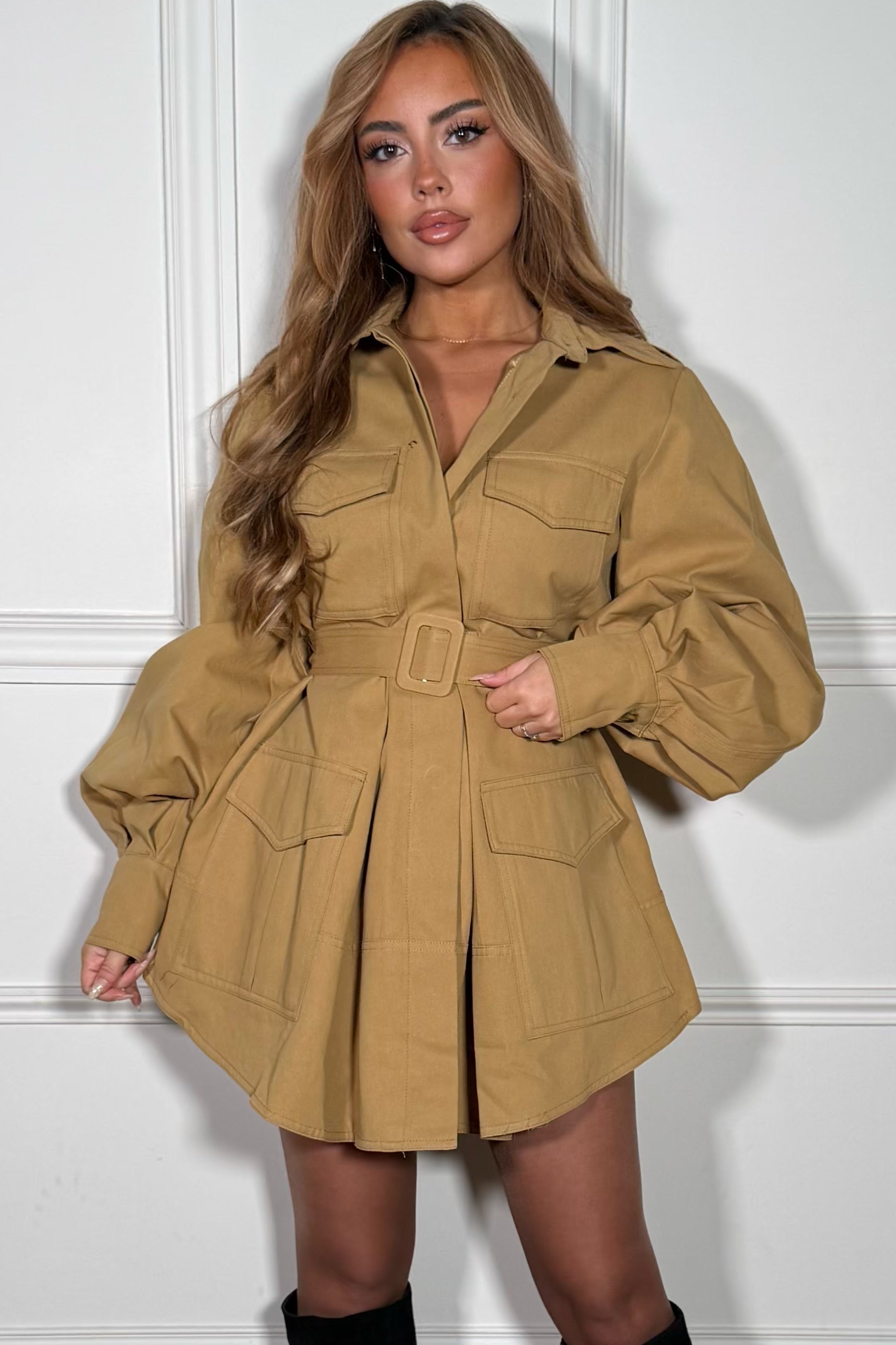 Veste longue femme - style 2-en-1 polyvalent et chic
