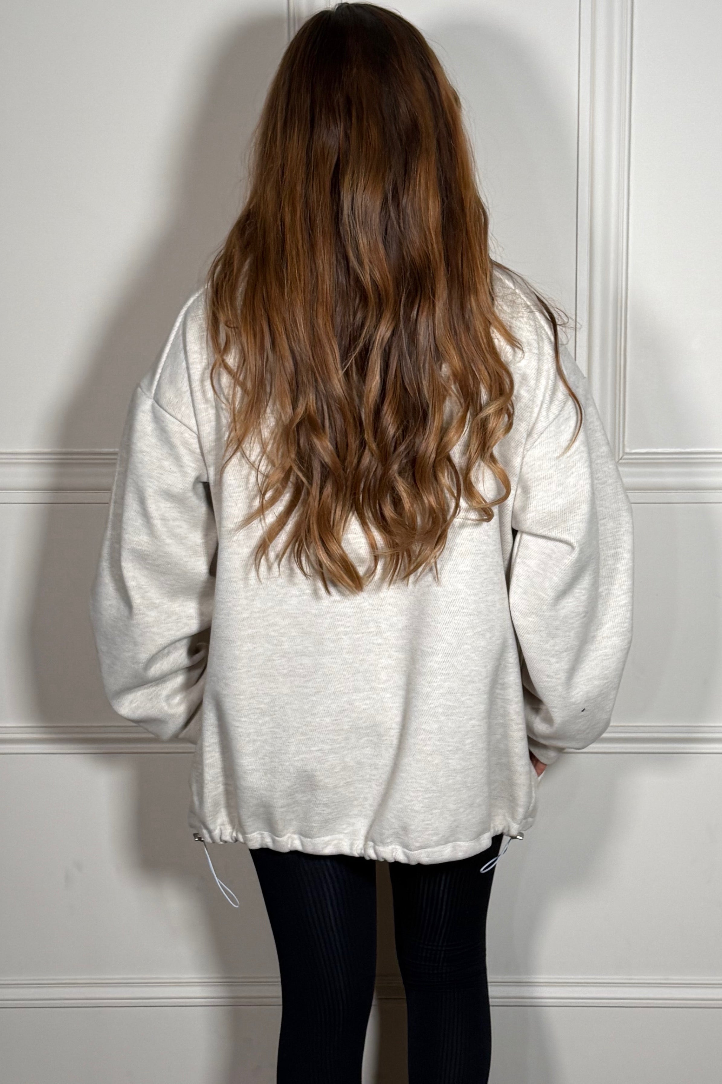 Sweat polaire femme avec poches - vue complète
