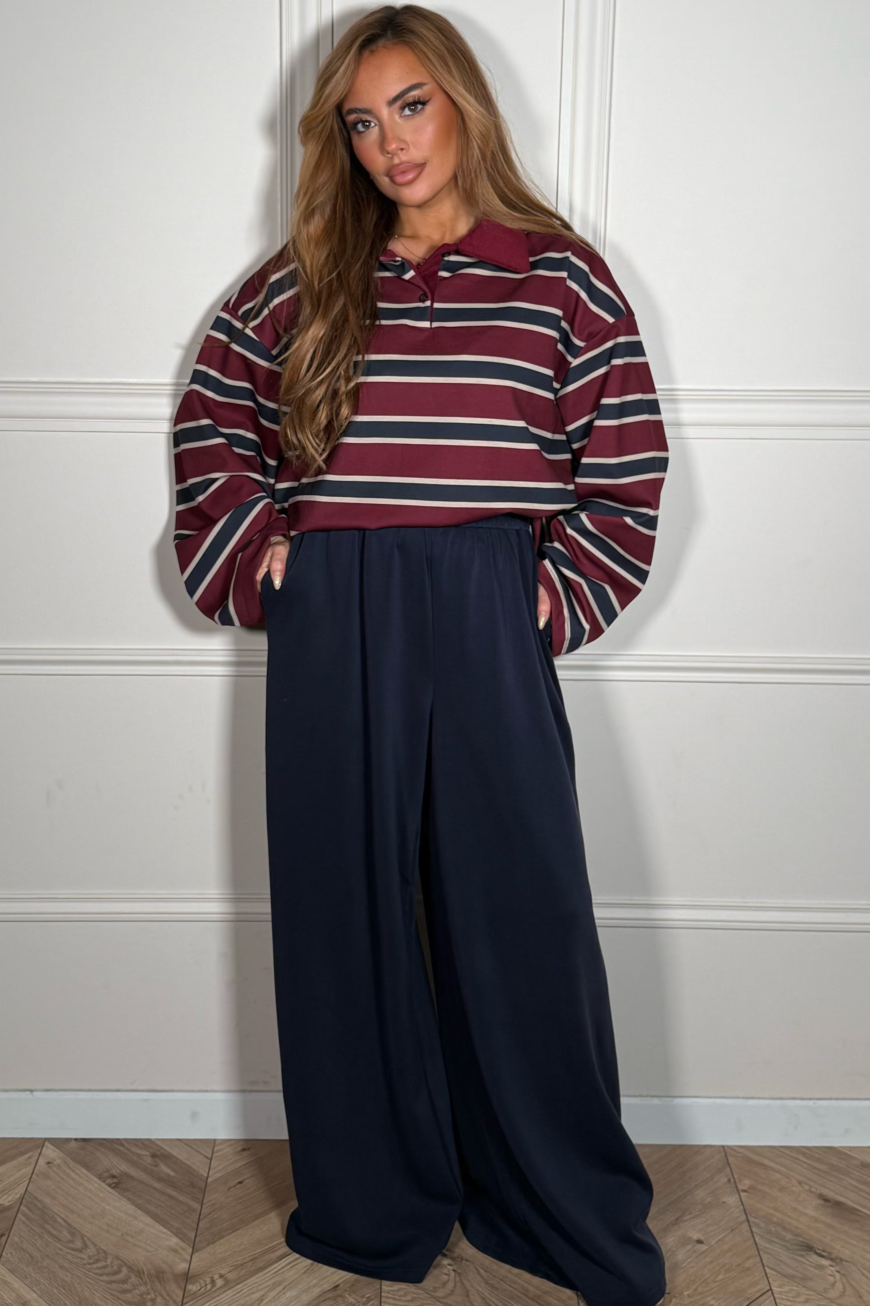 Pantalon fluide longueur maxi - silhouette élancée et confortable
