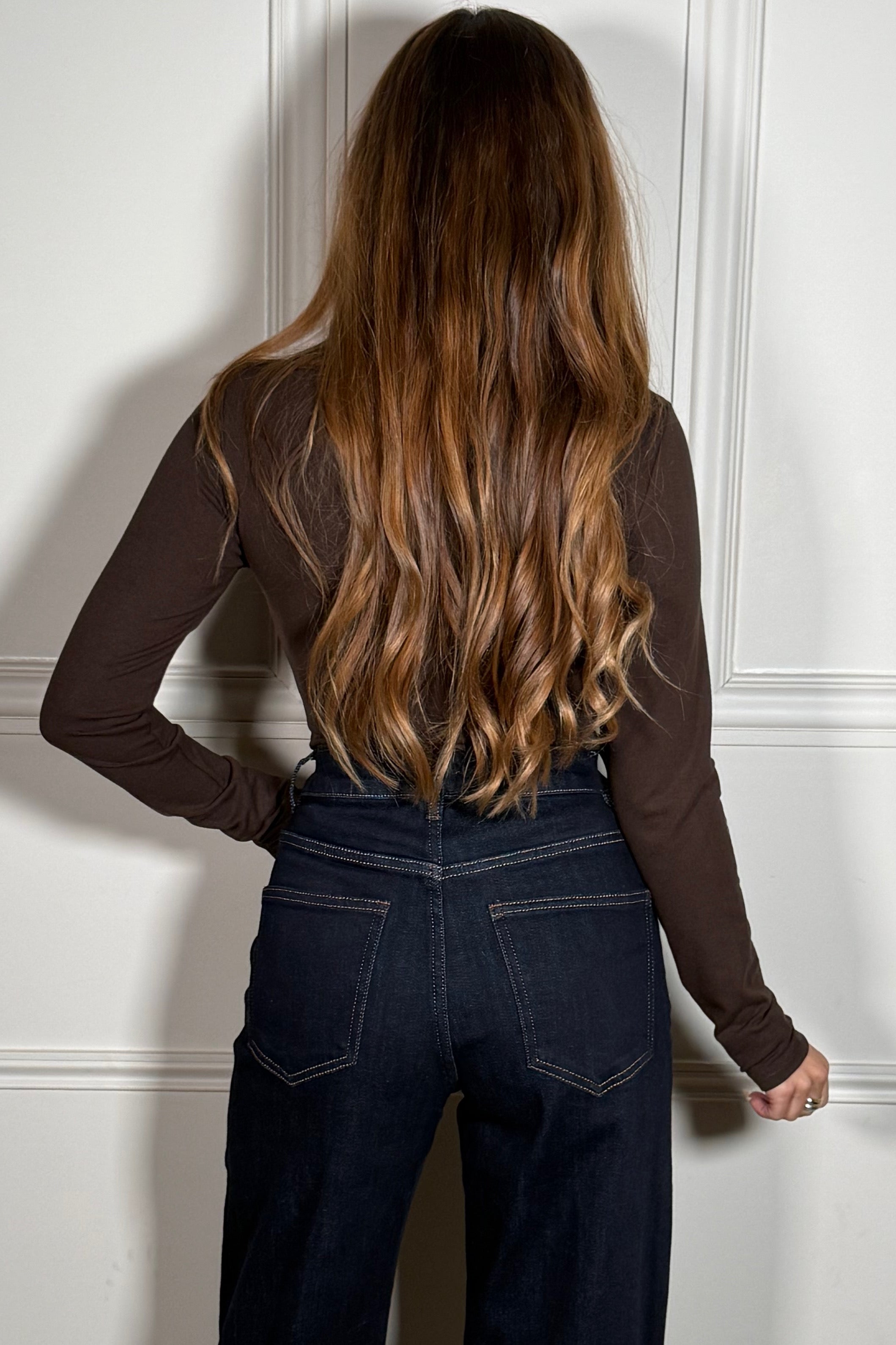 Body moulant col roulé - Détail du col
