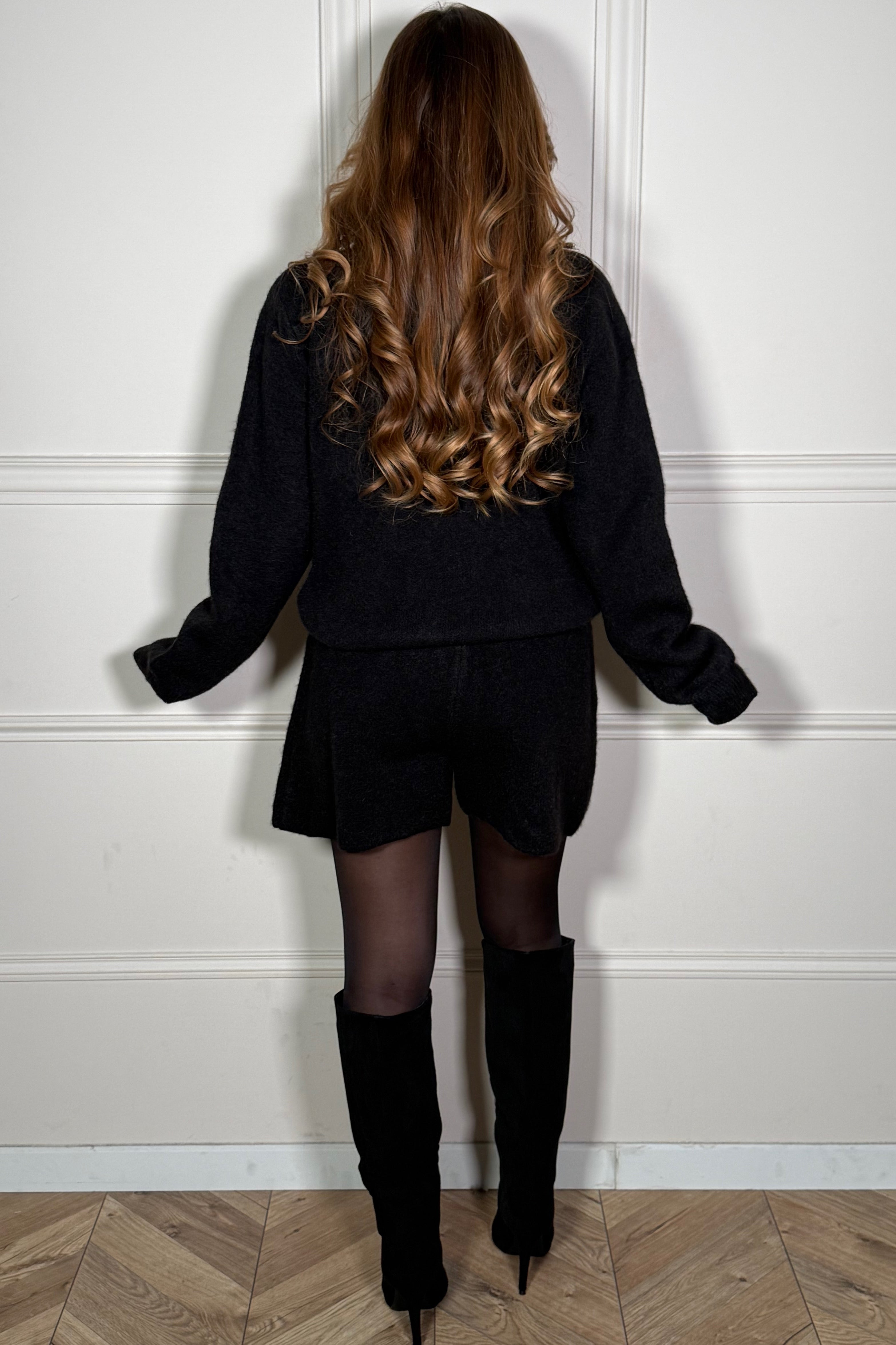 Ensemble maille gilet short - Détail du gilet
