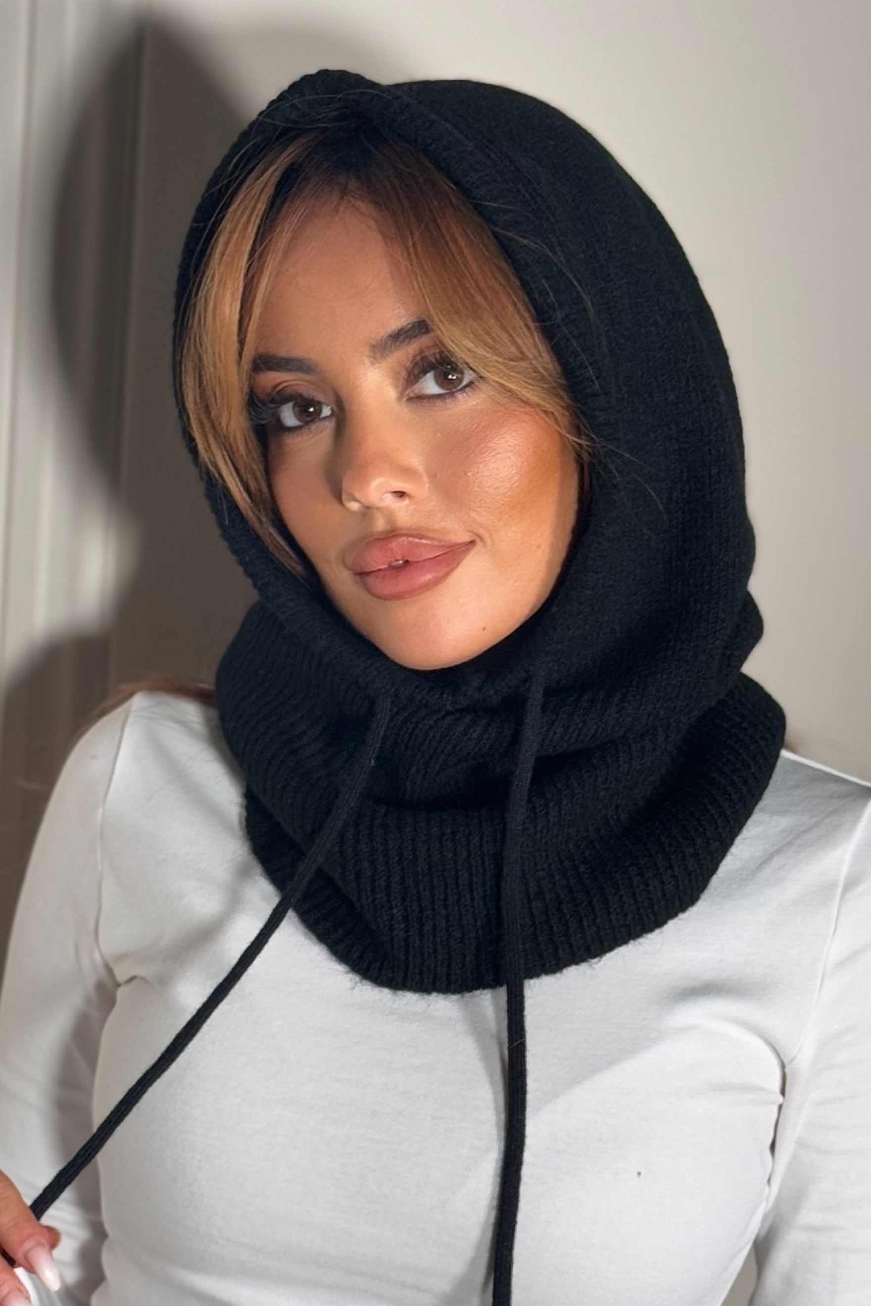 Cagoule Maille Cachemire - Chaleur Cocooning Luxe