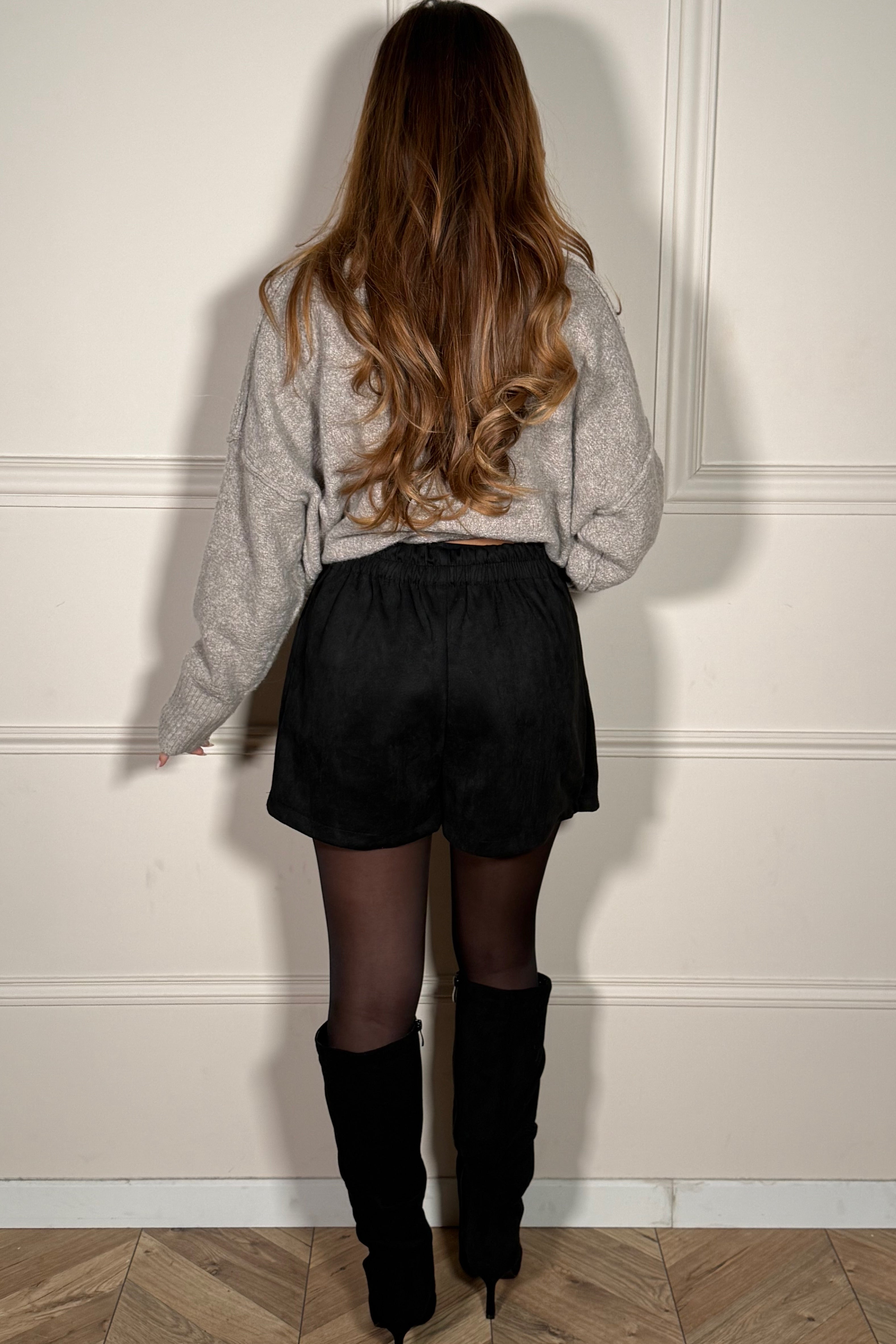 Jupe Short Suédine Femme - Style Chic et Confortable