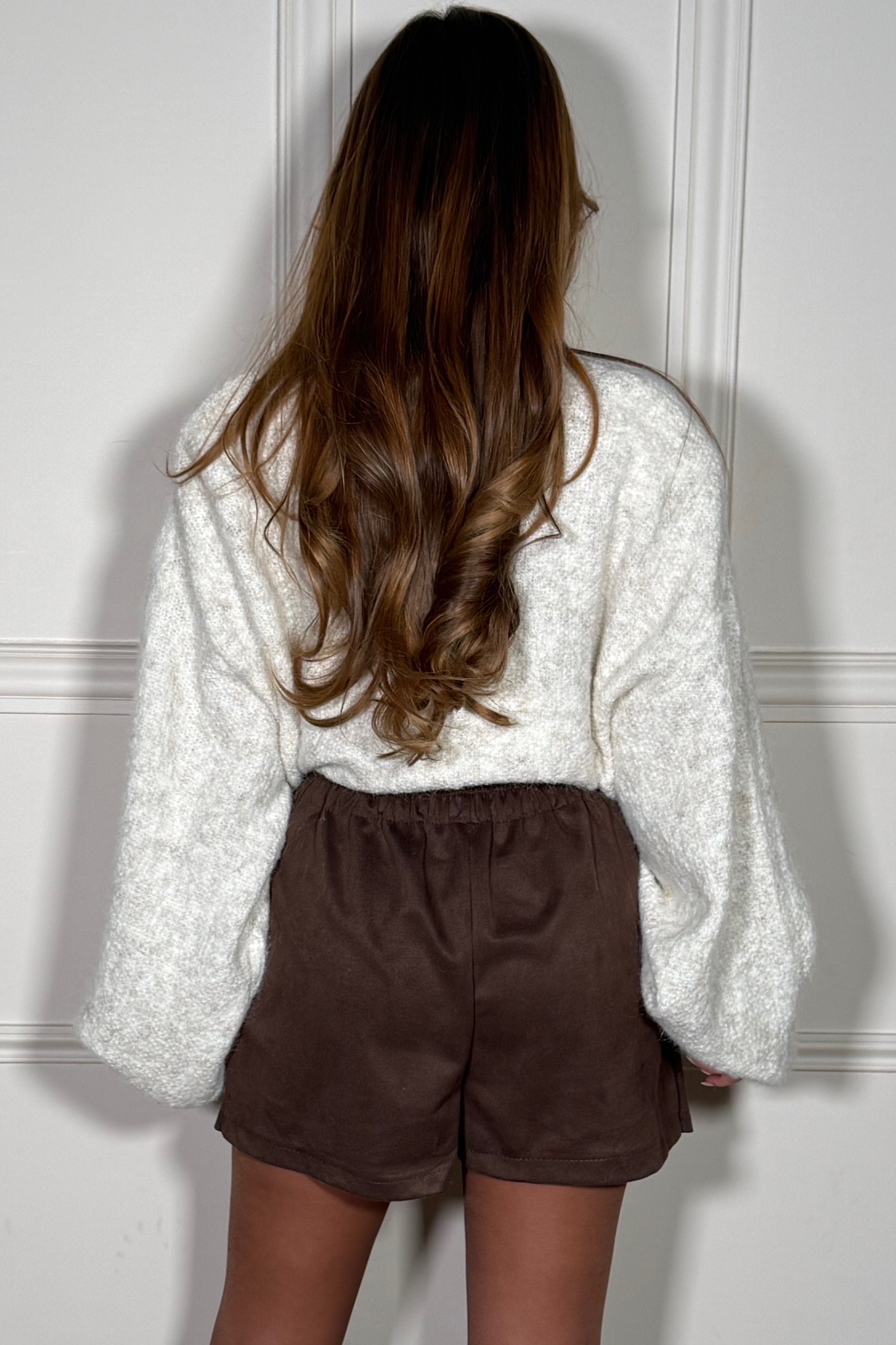 Jupe Short Suédine Femme - Style Chic et Confortable