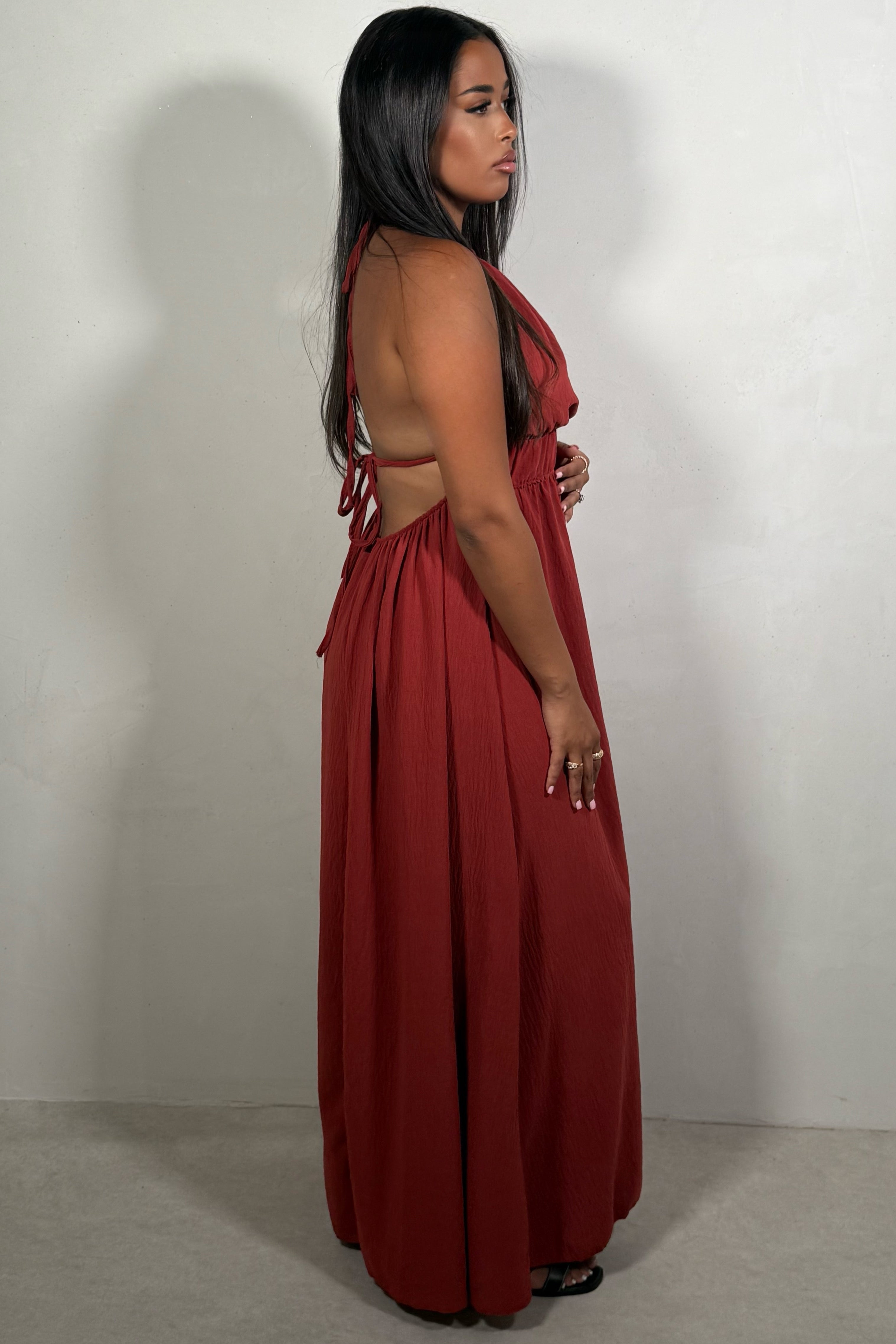 Robe Longue Fluide Femme — Légère & Élégante
