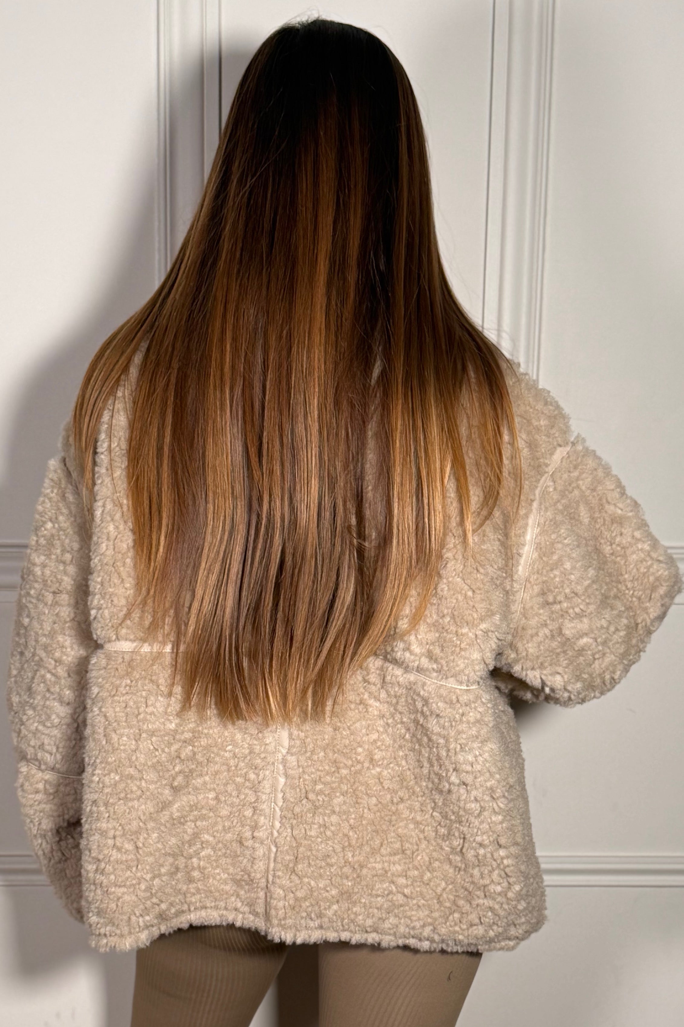 Veste Sherpa Bouclée - Douceur Cocooning et Style Hivernal