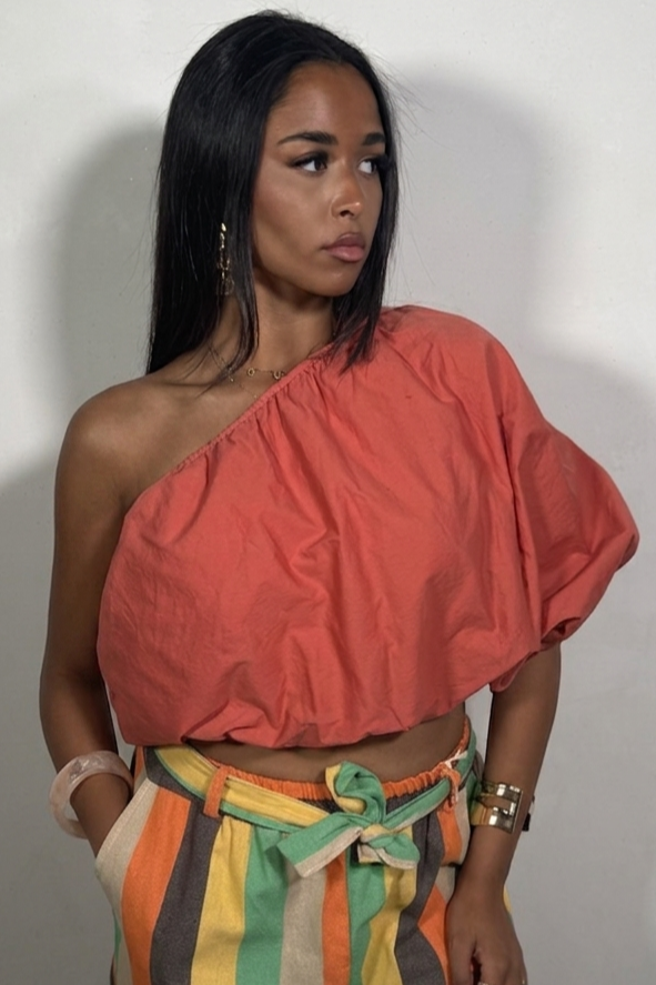 Top Femme Bardot — Viscose Élasthanne Décontracté