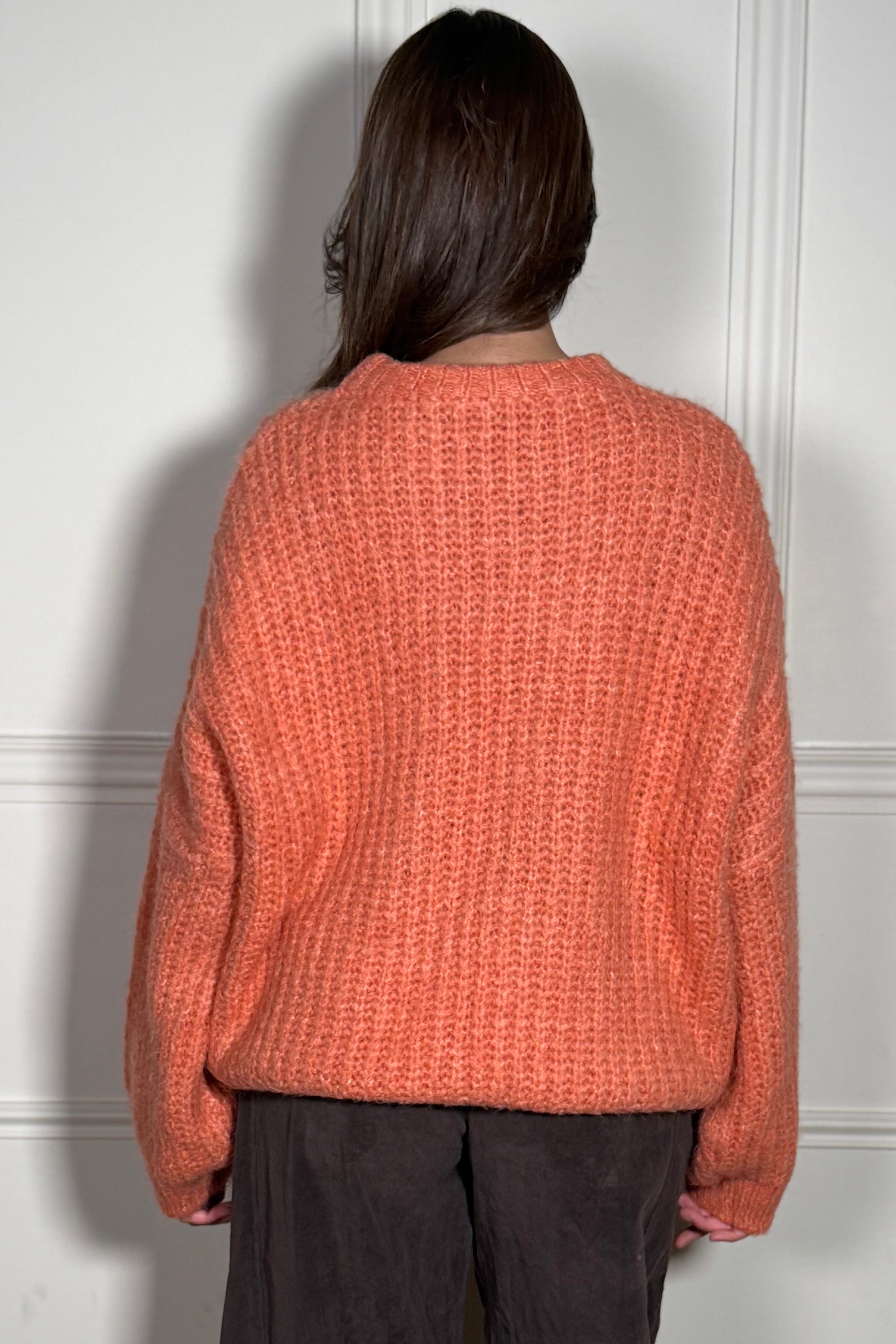 Pull Maille Chenille Col Rond Premium - Douceur Cocooning Femme