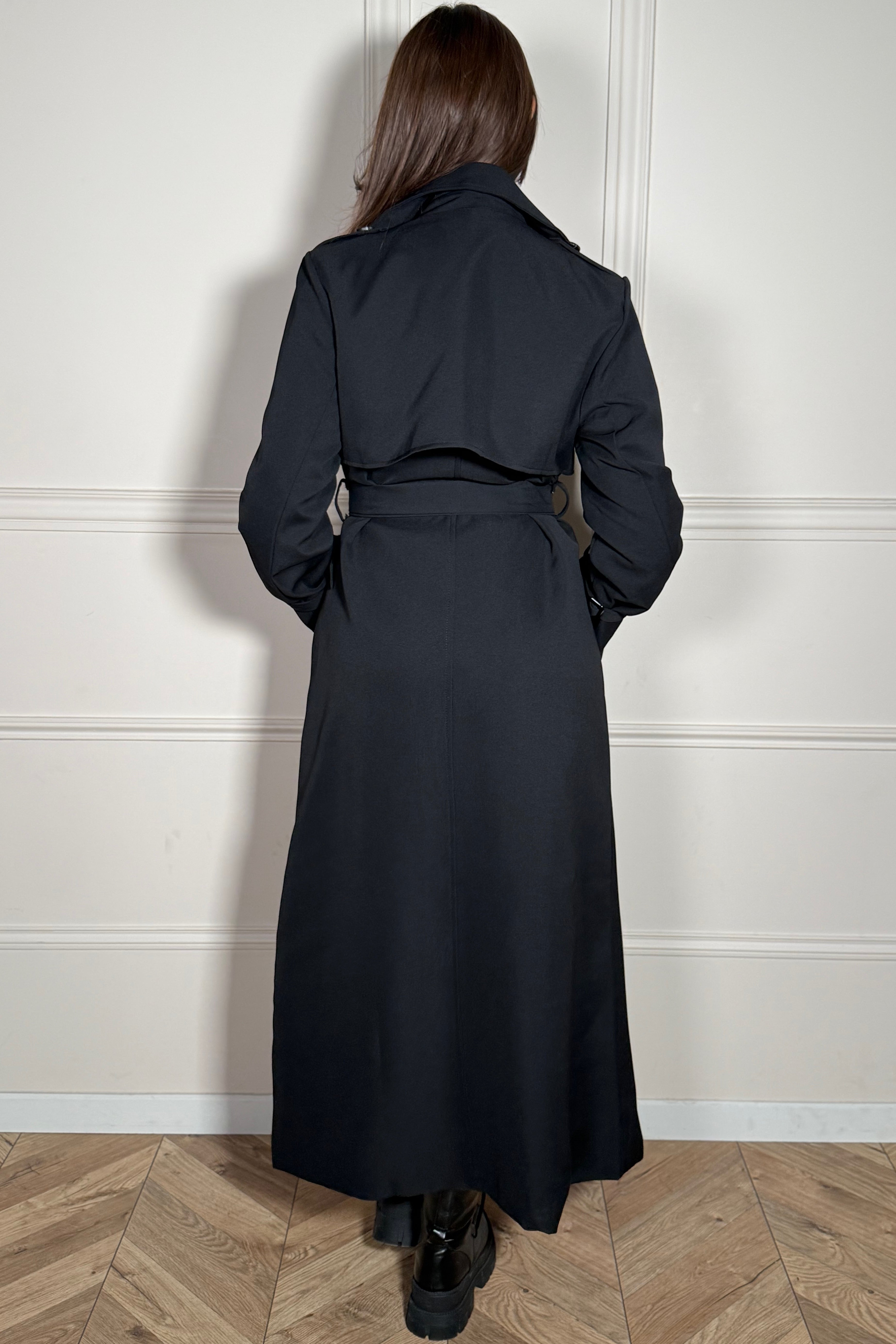 Trench Long Ceinturé Femme - Élégance Intemporelle et Allure Sophistiquée