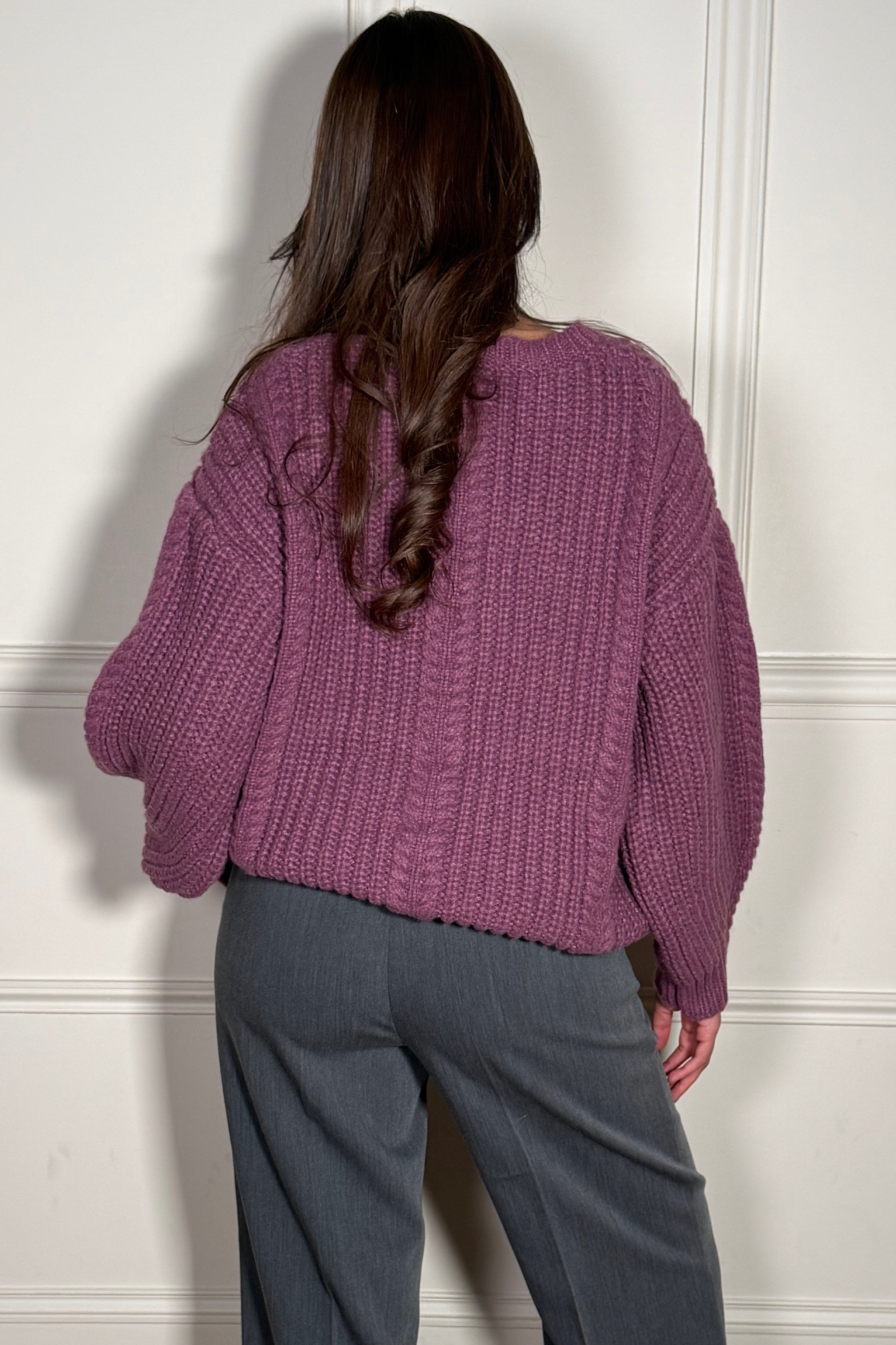 Pull Côtelé Torsades Femme - Tricot Texturé et Chaleur Enveloppante