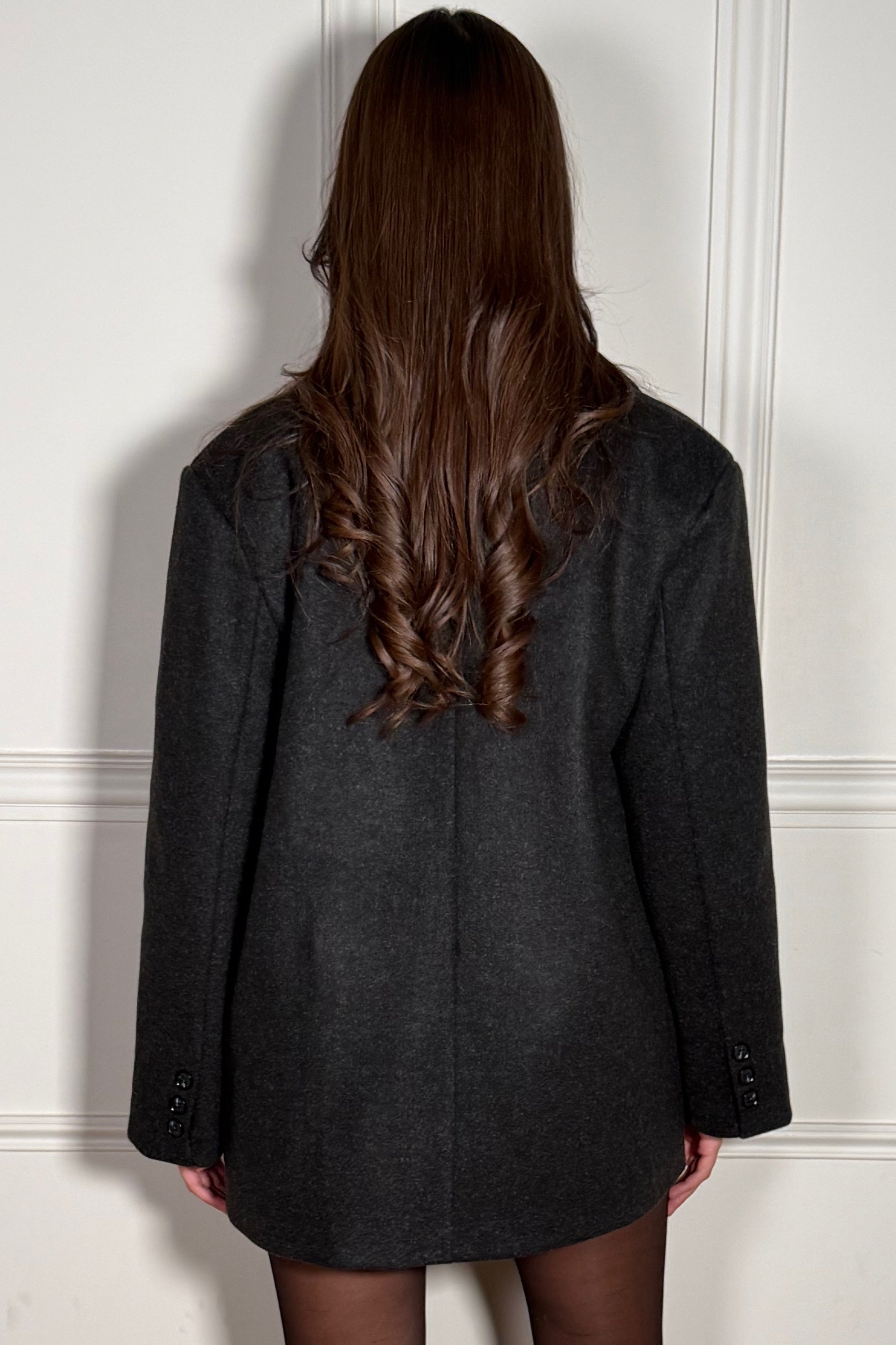 Blazer Oversize Feutré Femme - Élégance Structurée et Confort Moderne