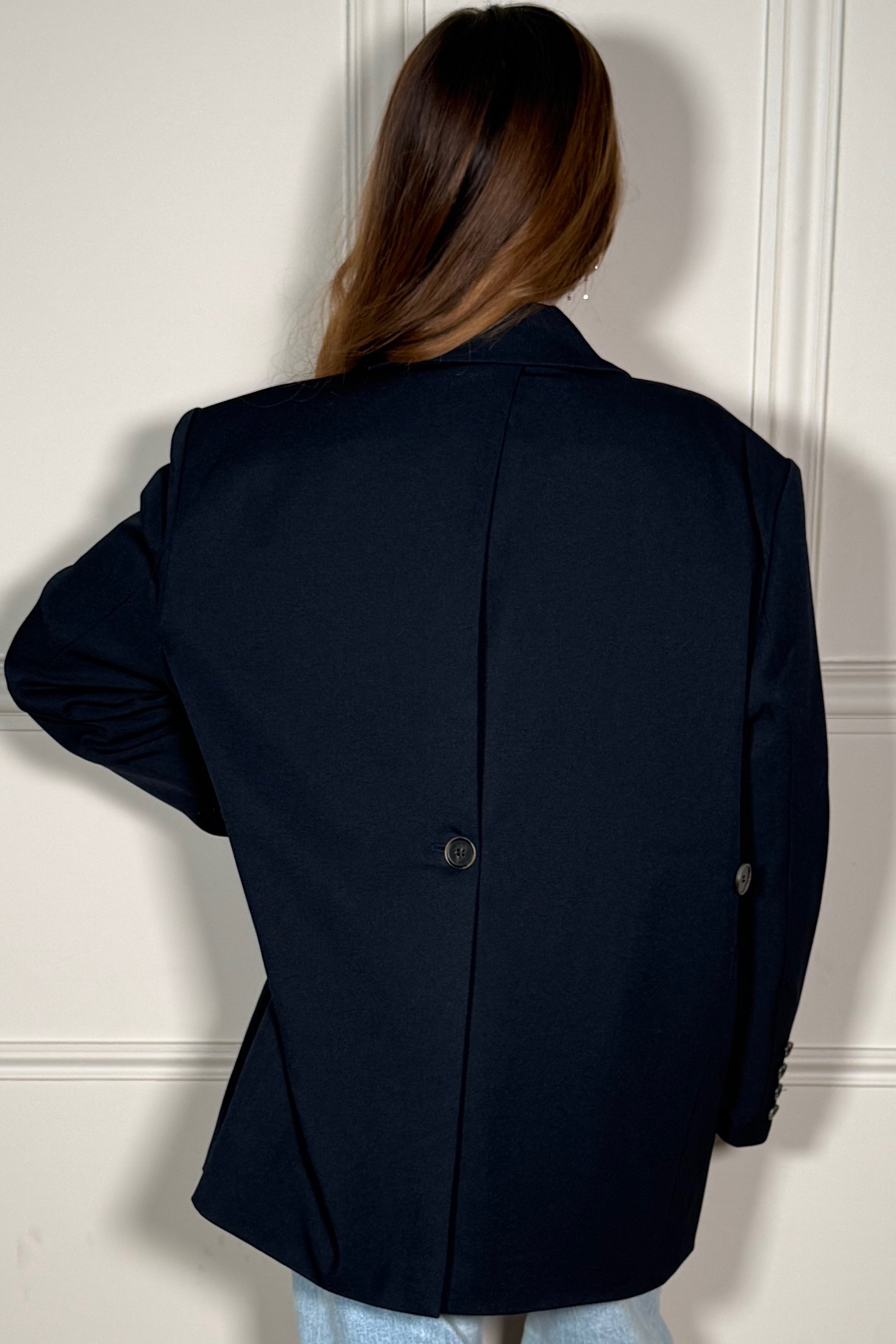 Blazer Dos Ouvert Femme - Élégance Audacieuse & Moderne