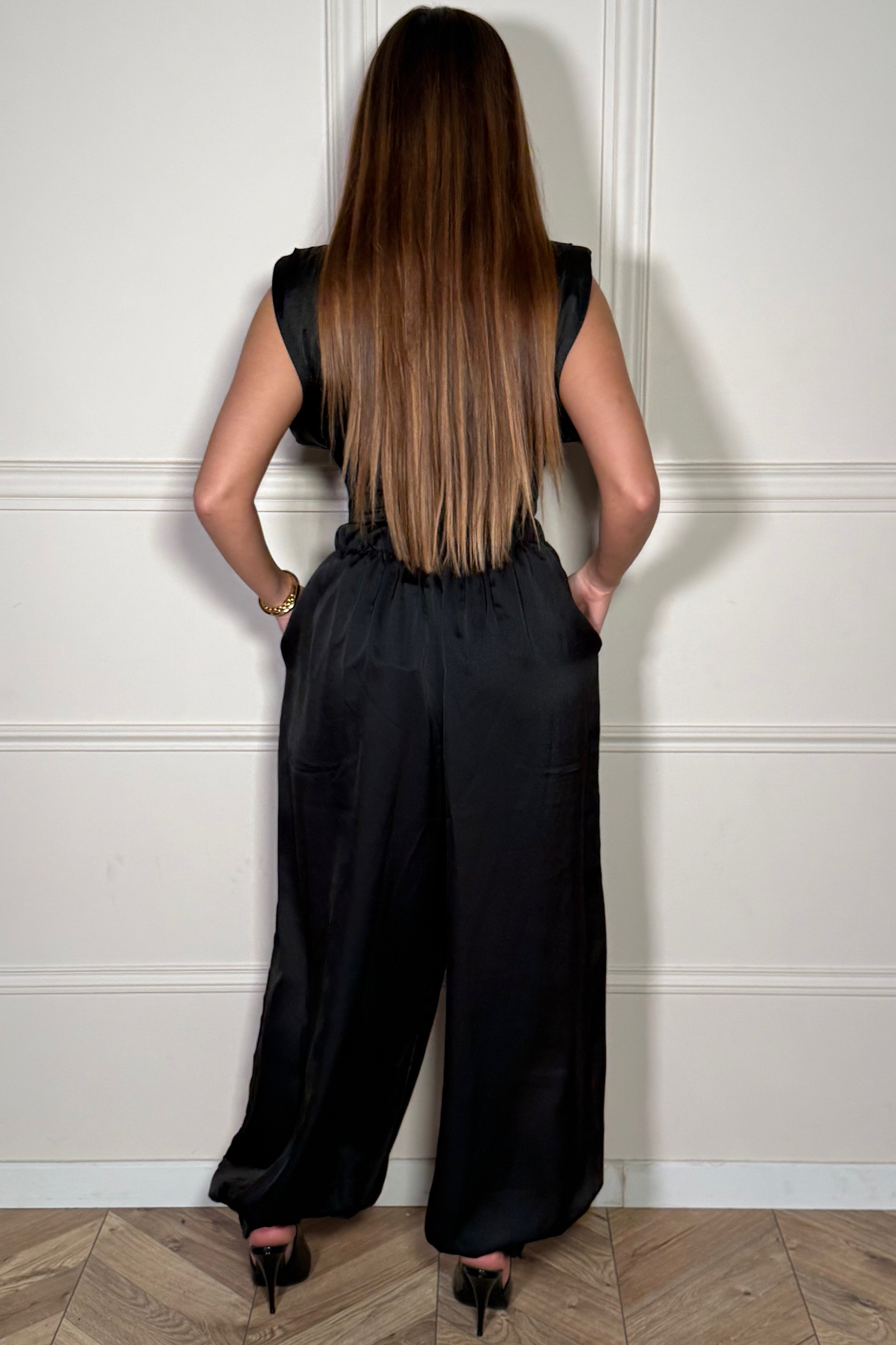 Pantalon Jogger Satiné Femme - Confort & Élégance