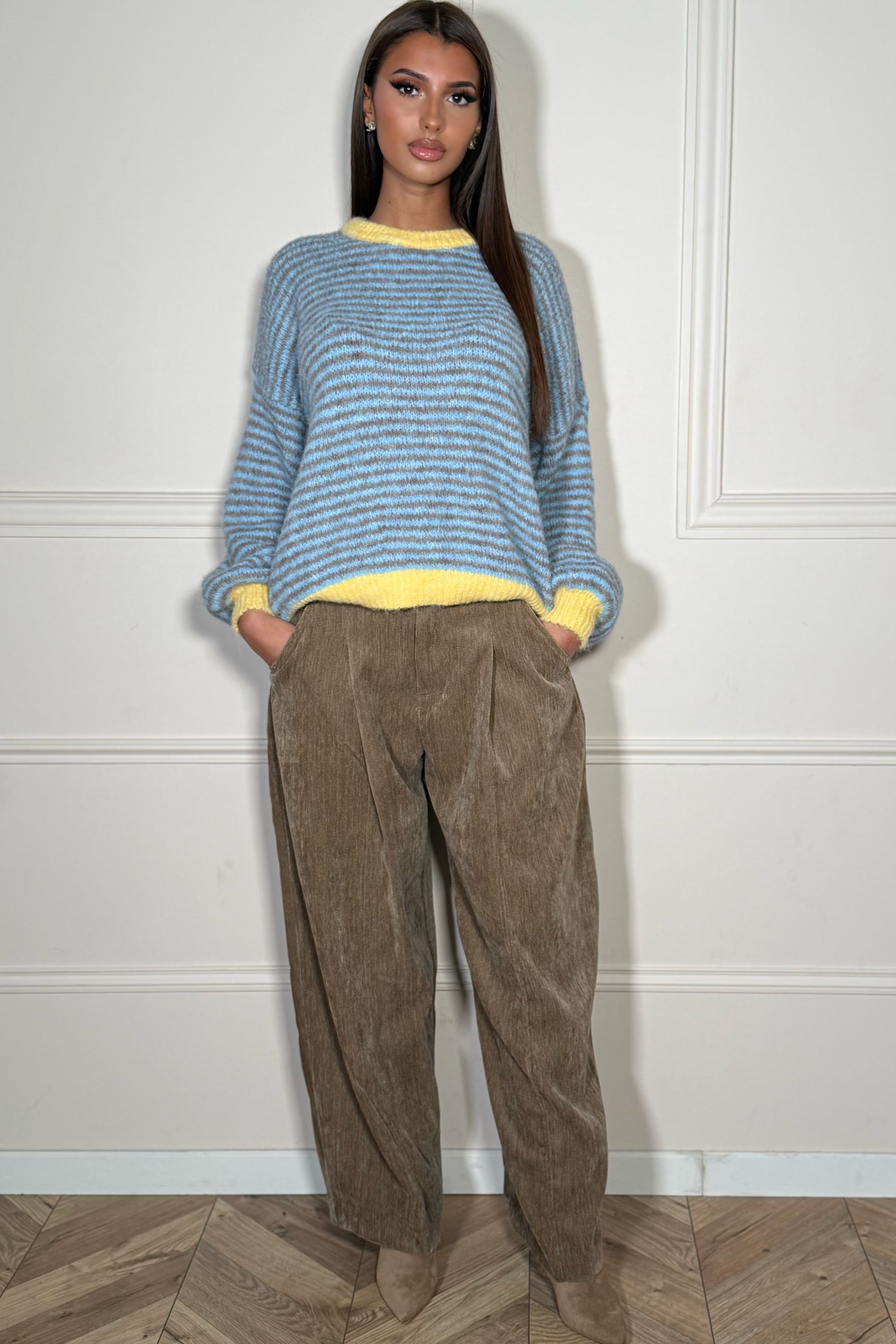 Pantalon Velours Coupe Ballon Femme - Confort & Style