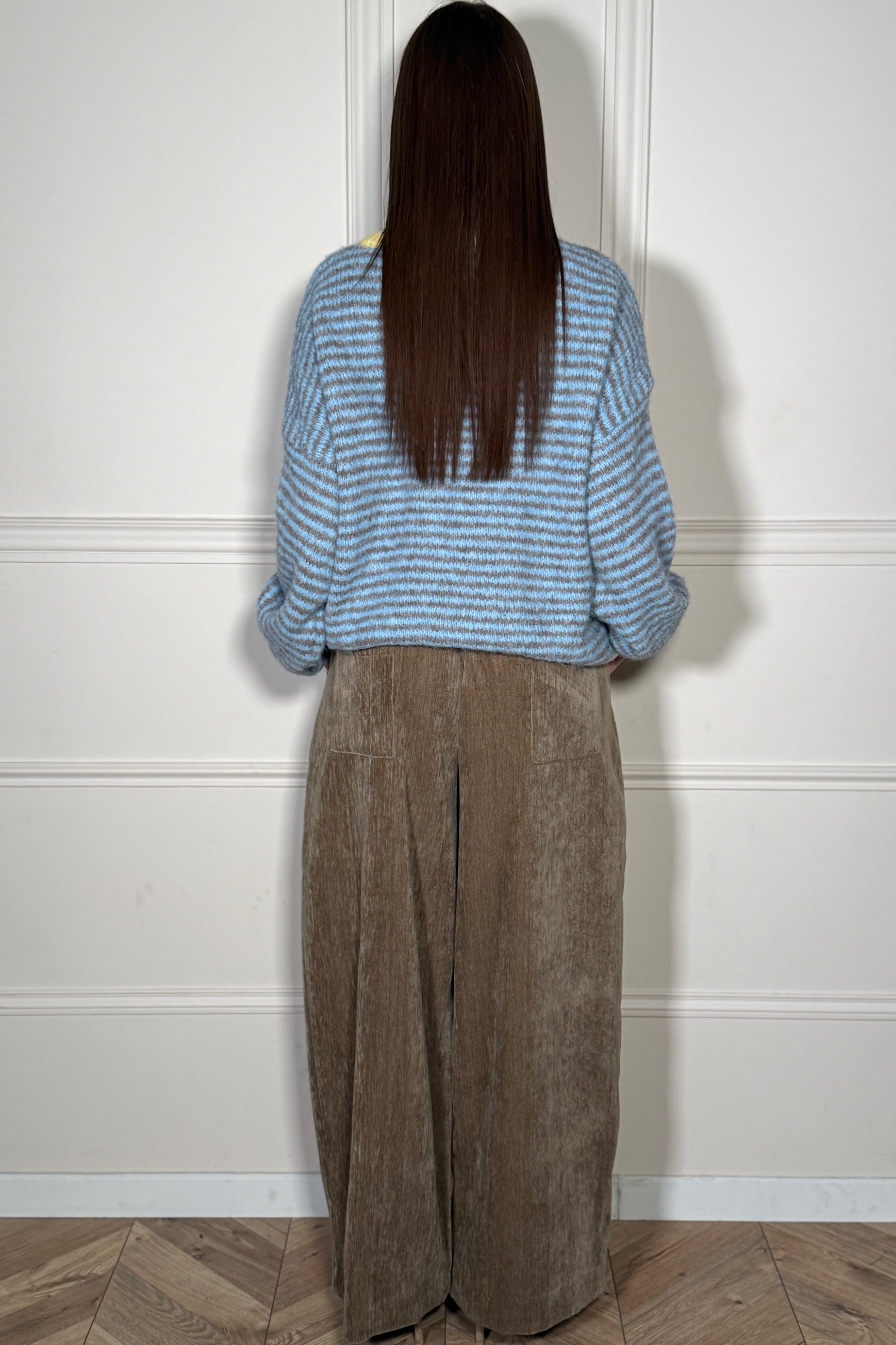 Pantalon Velours Coupe Ballon Femme - Confort & Style