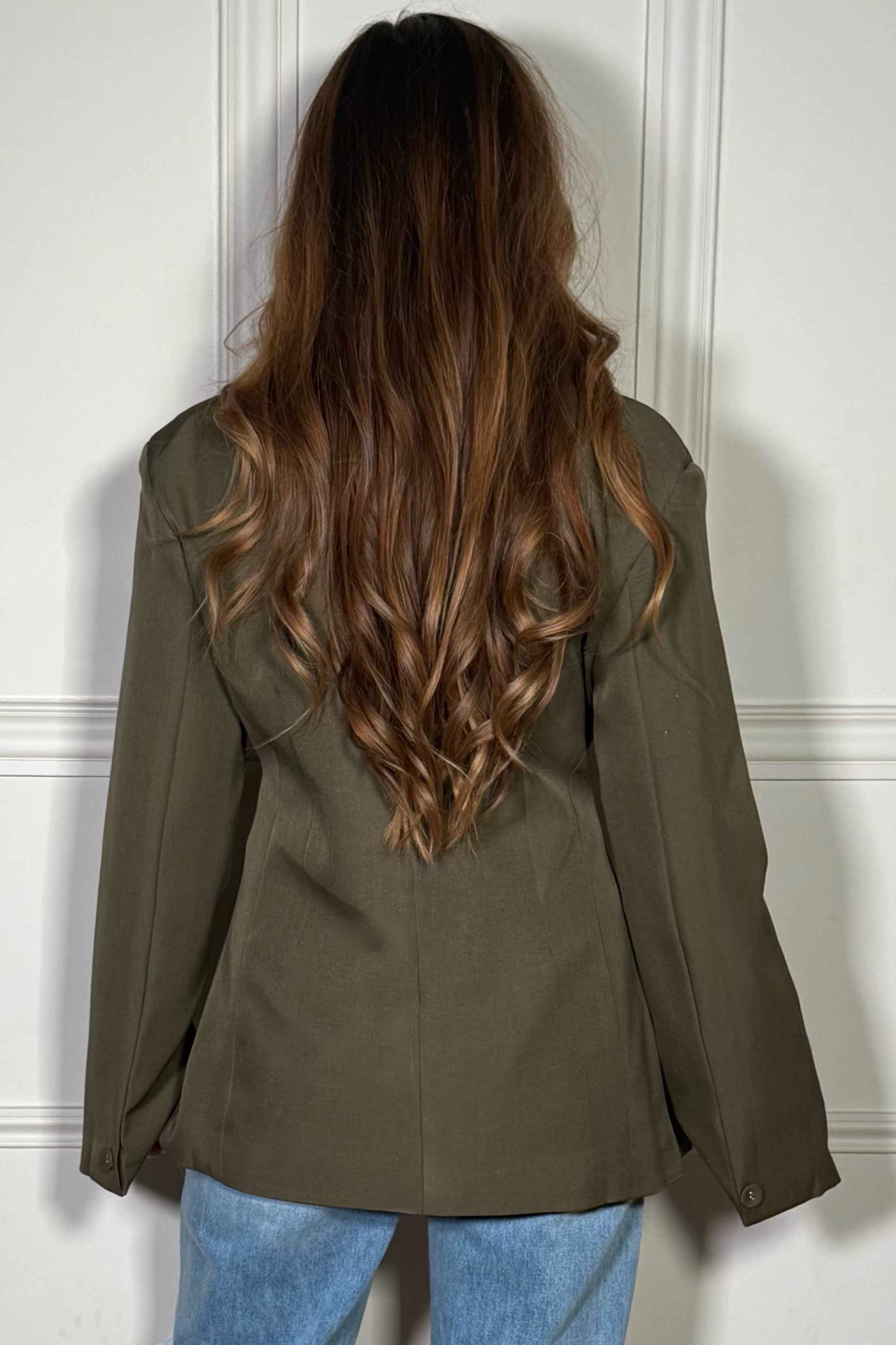 Blazer Déstructuré Multi-Boutons - Veste Femme Élégante