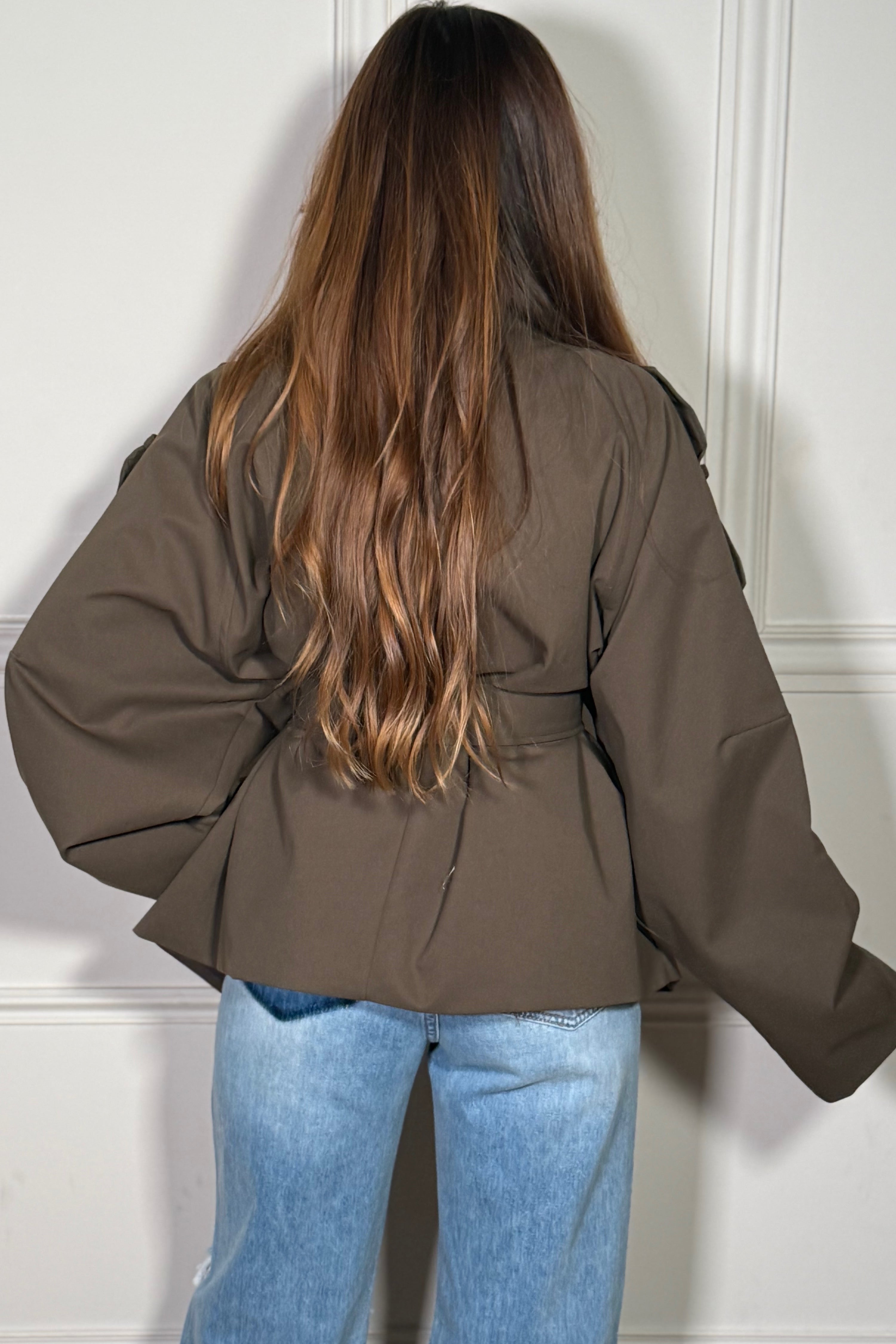 Trench Court Déstructuré Femme - Chic Urbain Moderne