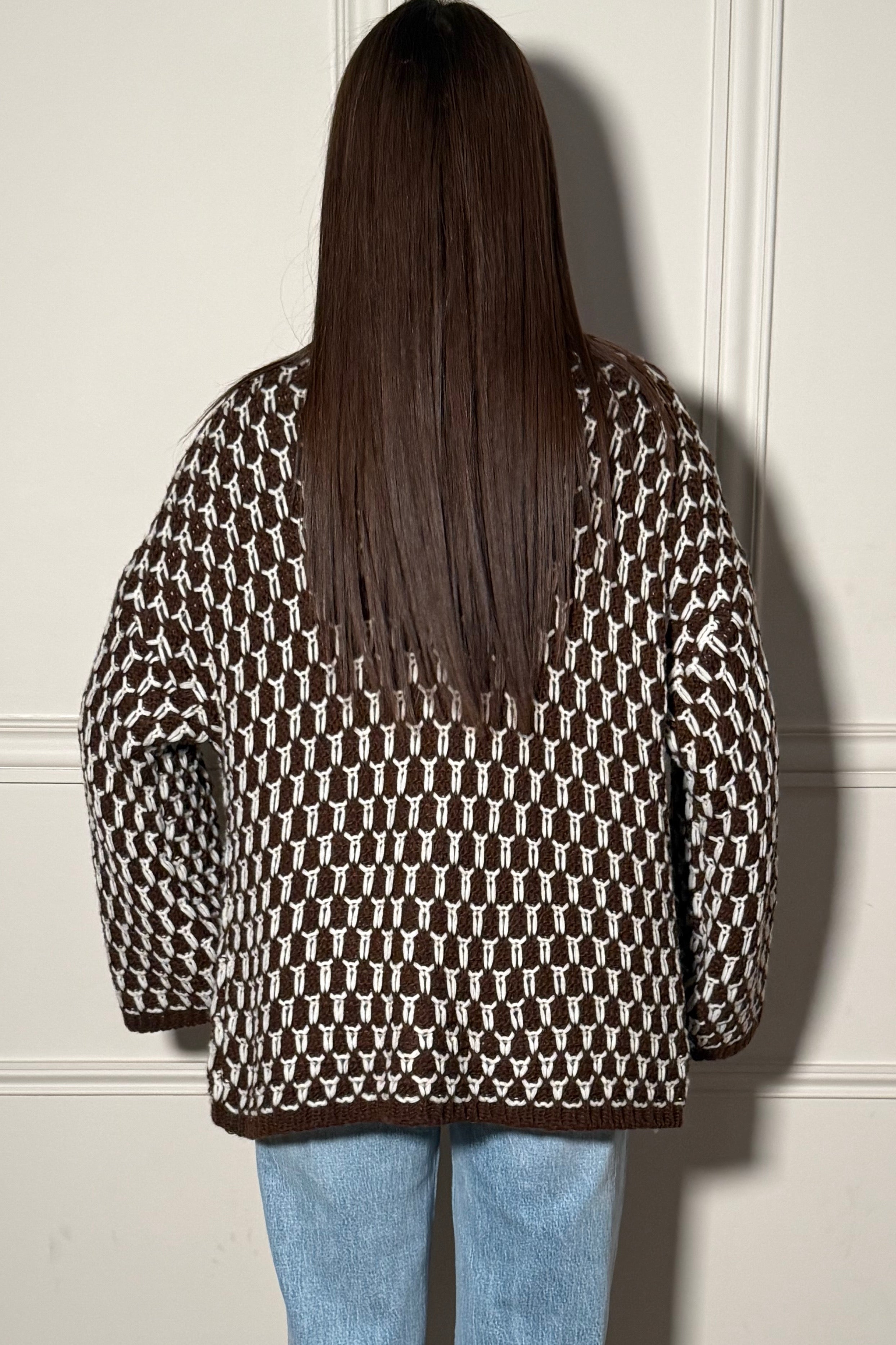 Gilet Maille Tricotée Femme