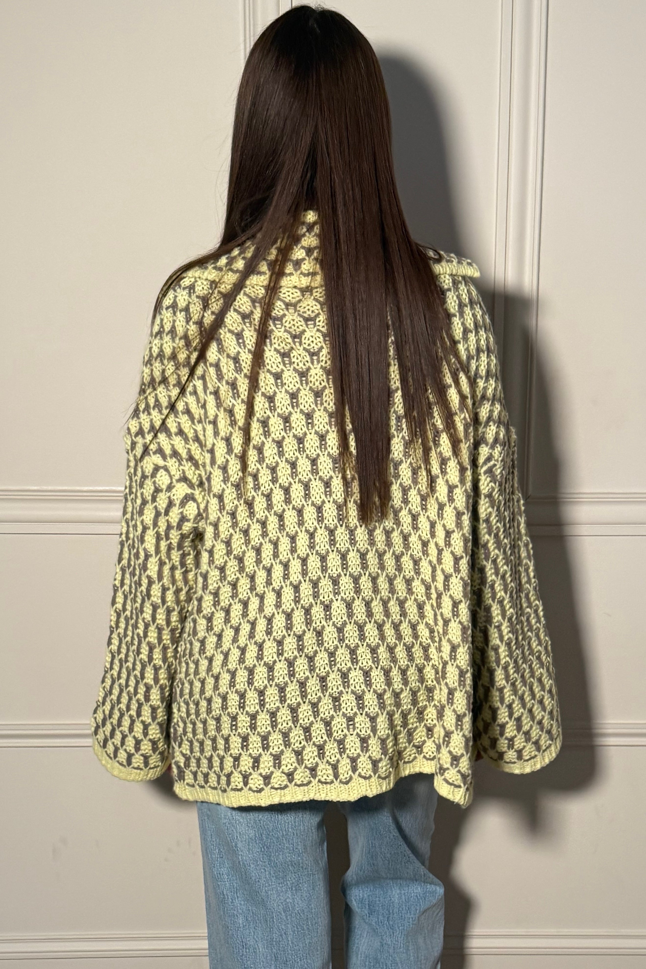 Gilet Maille Tricotée Femme