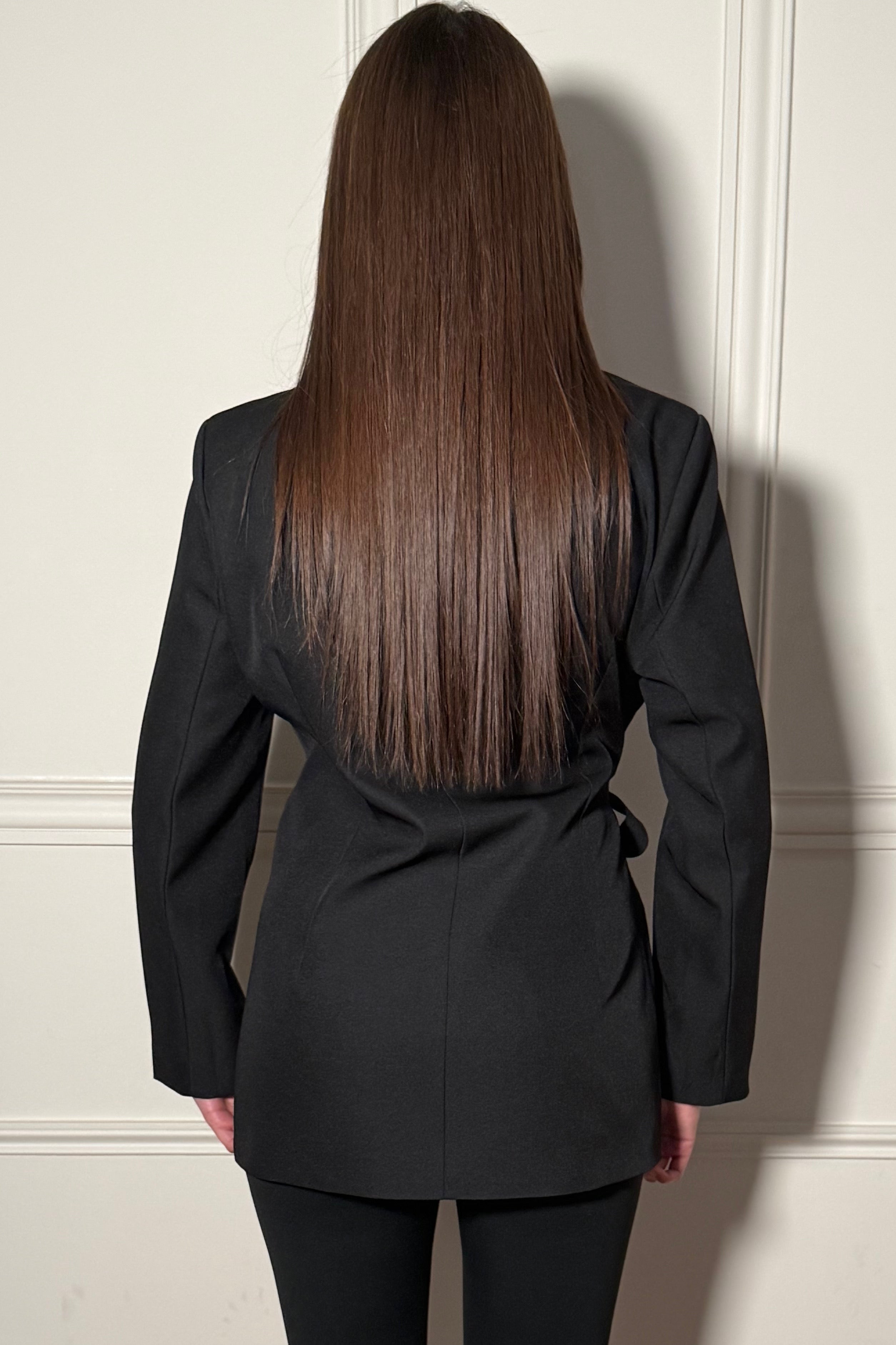 Blazer Croisée avec Laçage Femme