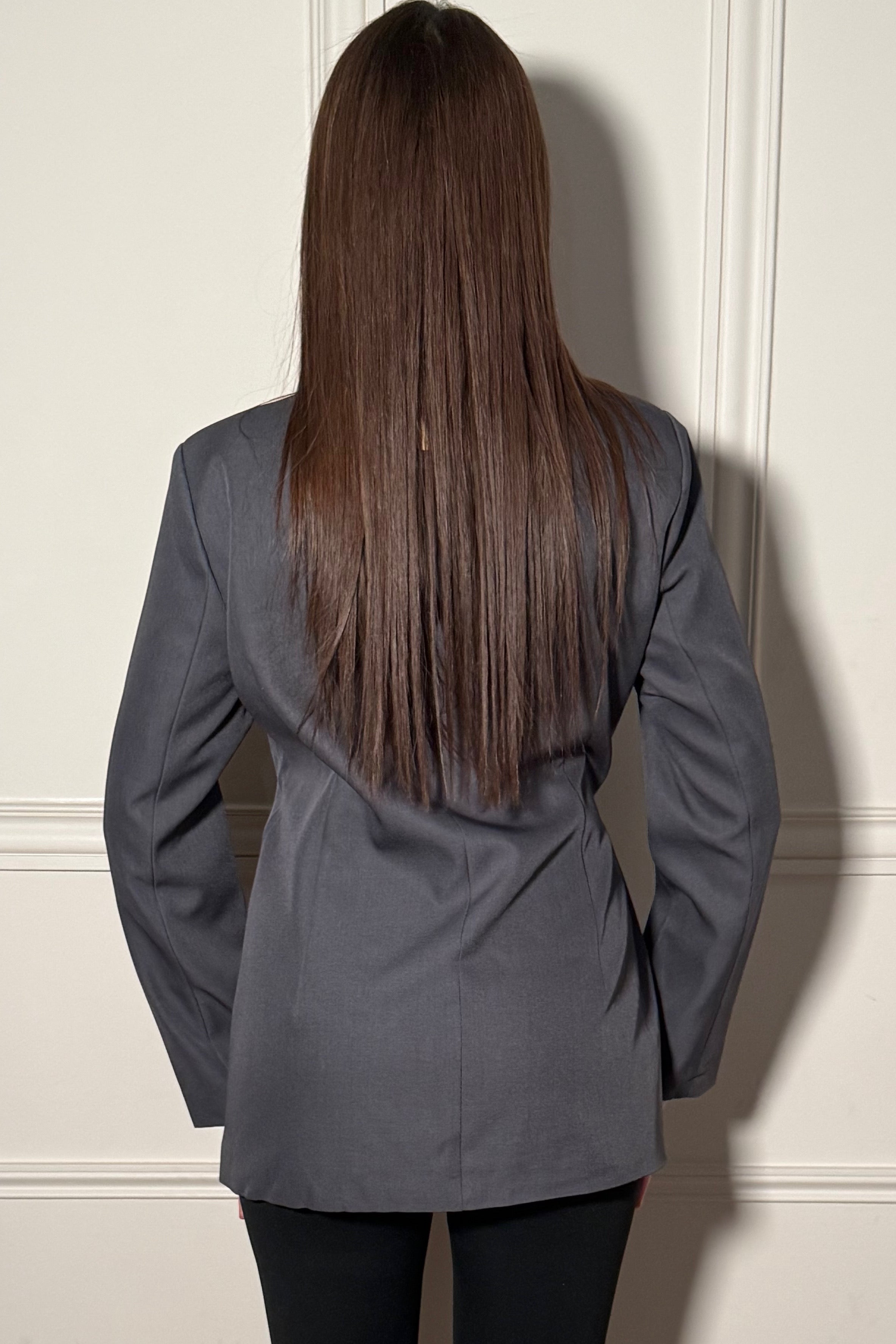 Blazer Femme Croisé avec Laçage - Sophistication Moderne