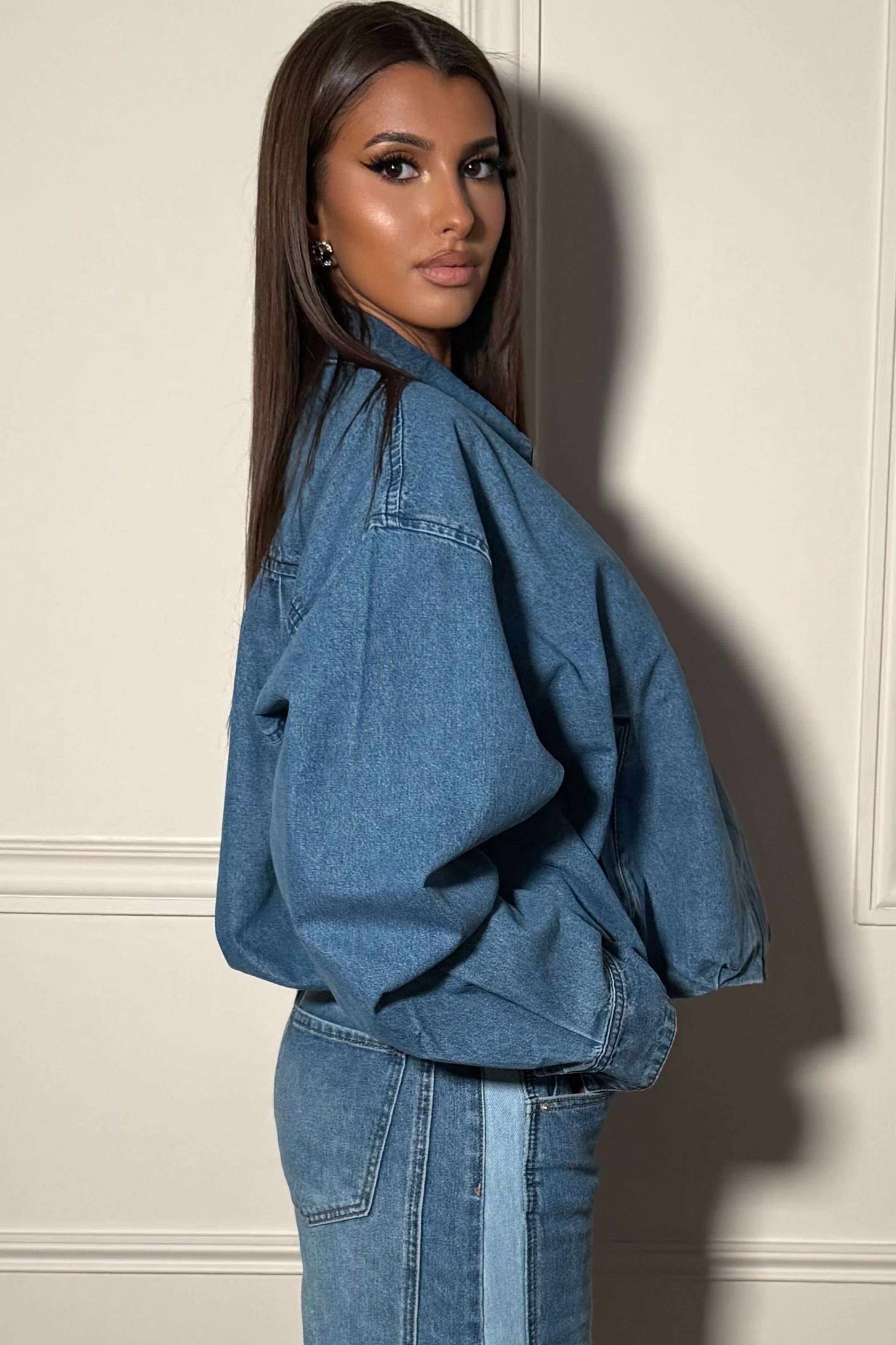 Blouson Femme Denim Zippé - Style Intemporel
