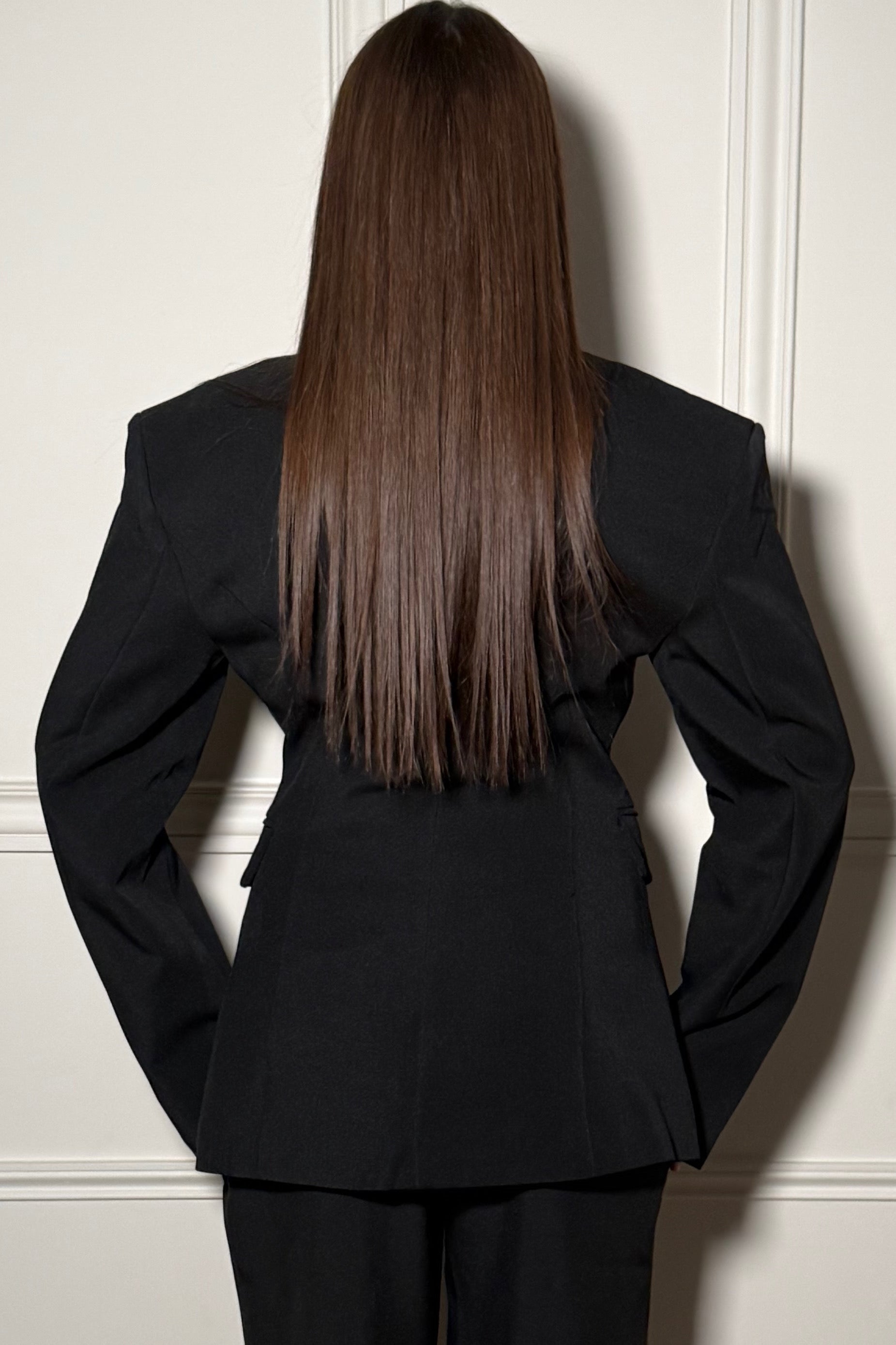 Blazer Cintré Épaulettes Structuré Femme - Élégance Moderne