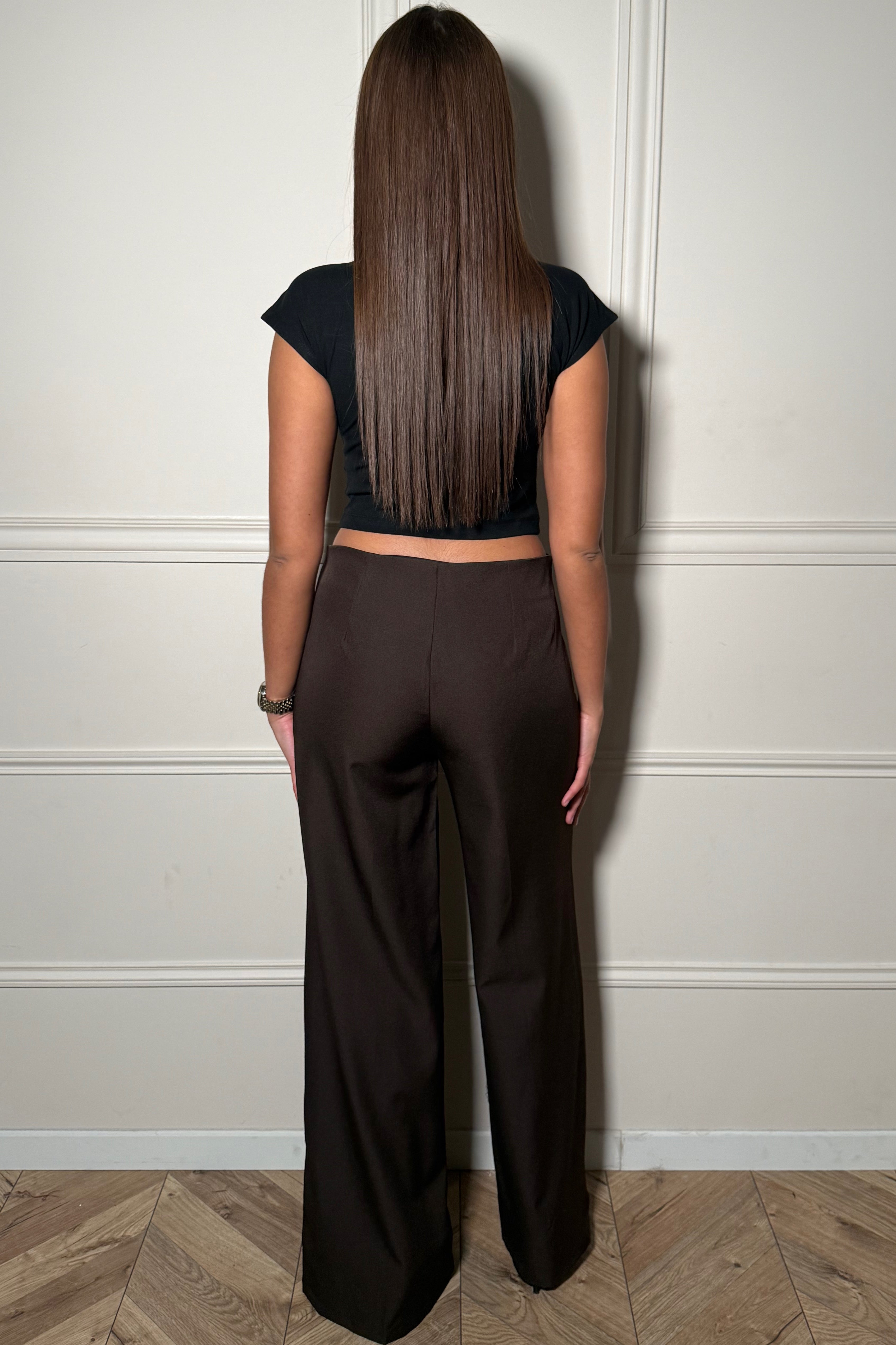 Pantalon Femme à Pinces Coupe Droite - Élégance Structurée