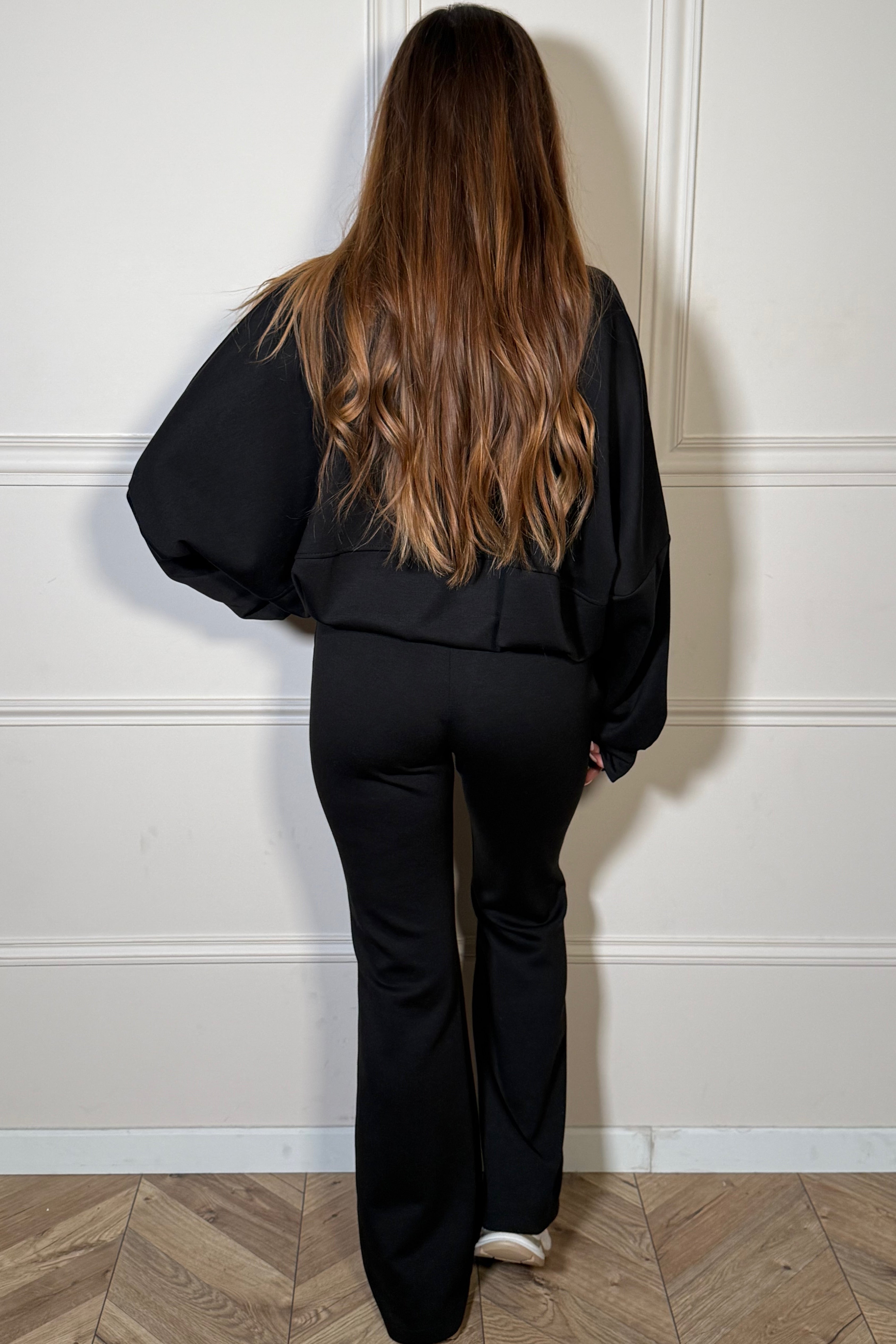 Ensemble Gilet + Jogging Evasé Femme