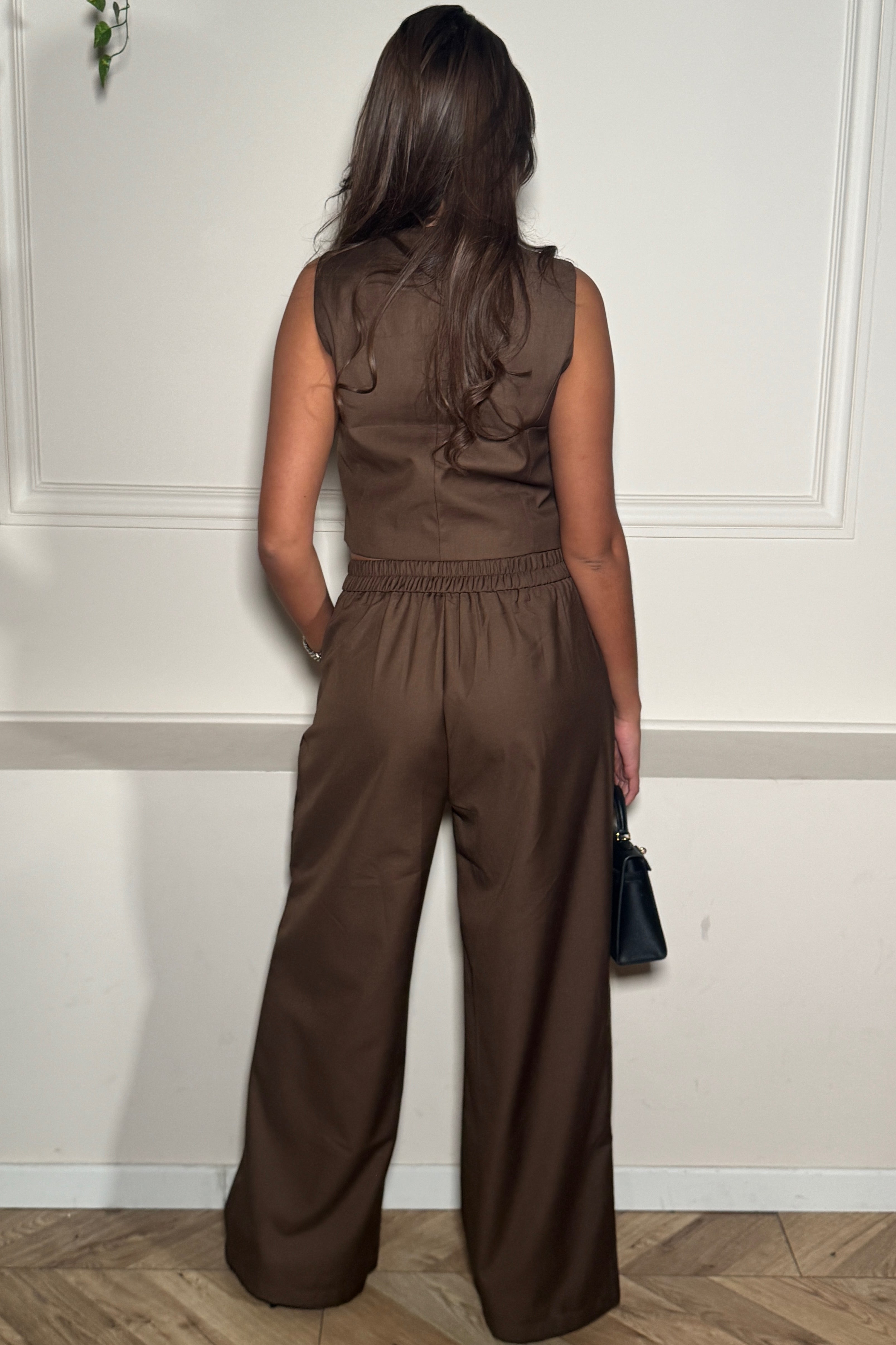 Ensemble 3 Pièces Blazer Gilet Pantalon - Tailleur Moderne Femme