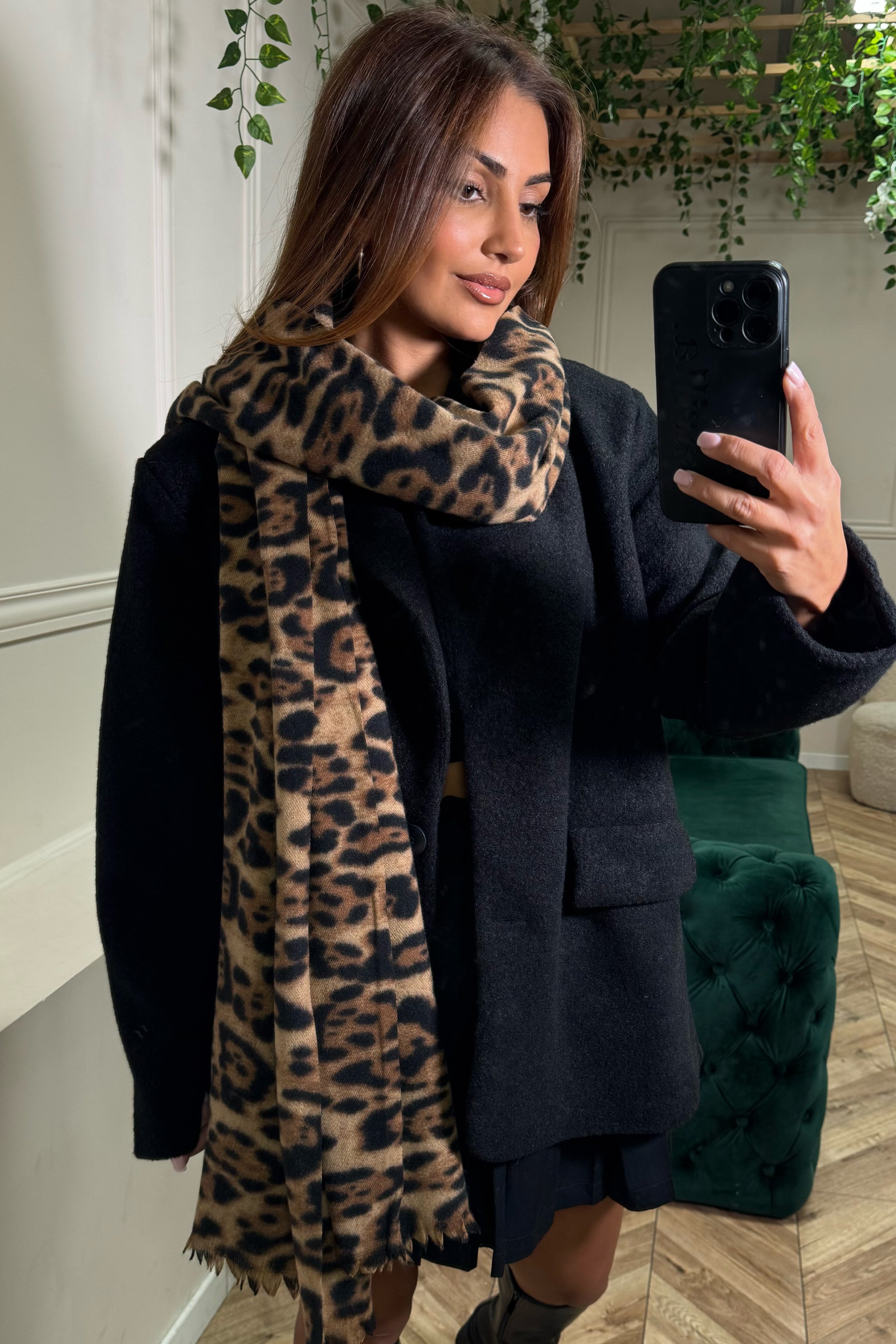 Écharpe Léopard Imprimée Premium - Accessoire Mode Femme