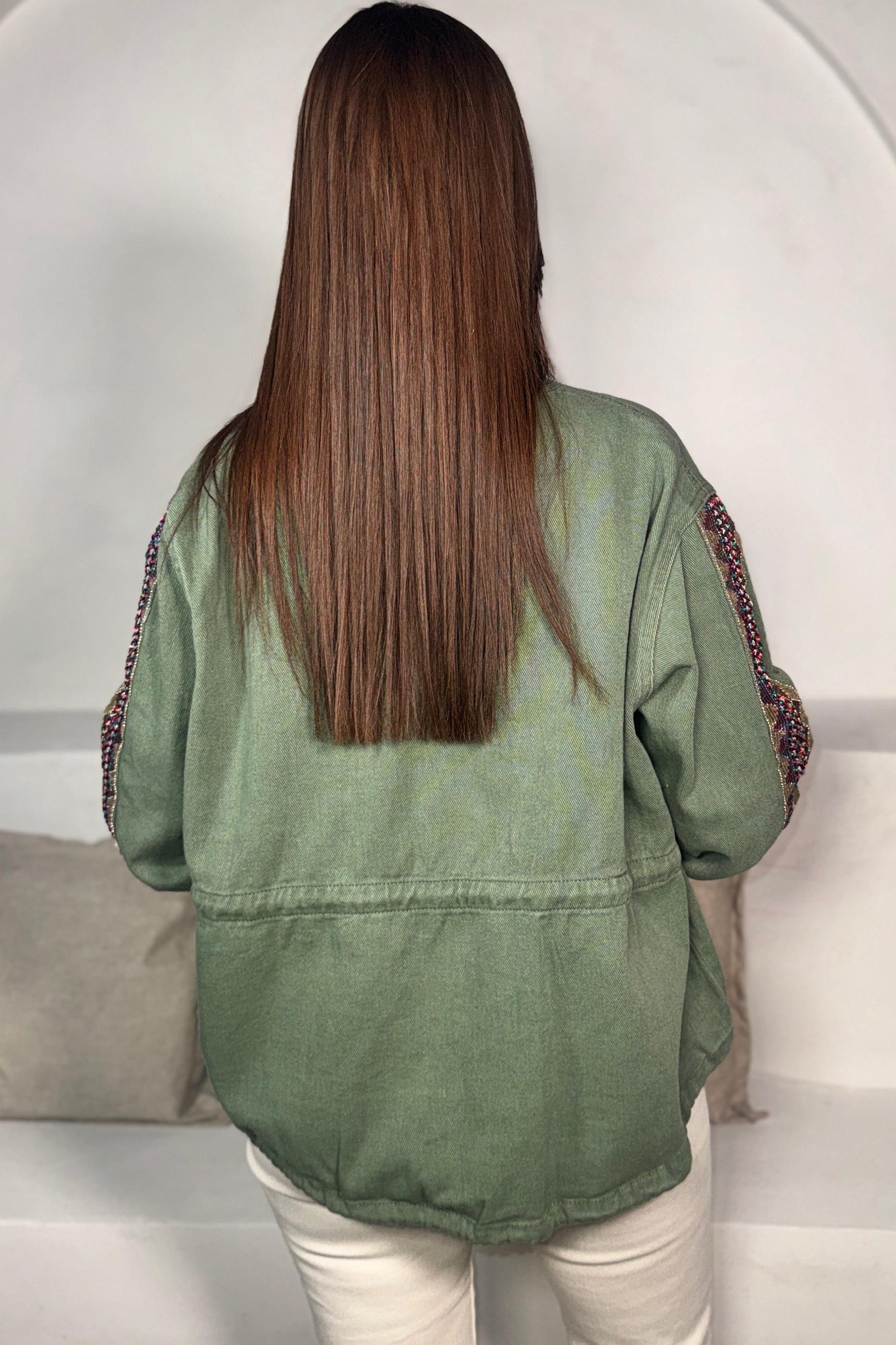 Veste en Jean Ornements Femme – Casual-Chic & Unique