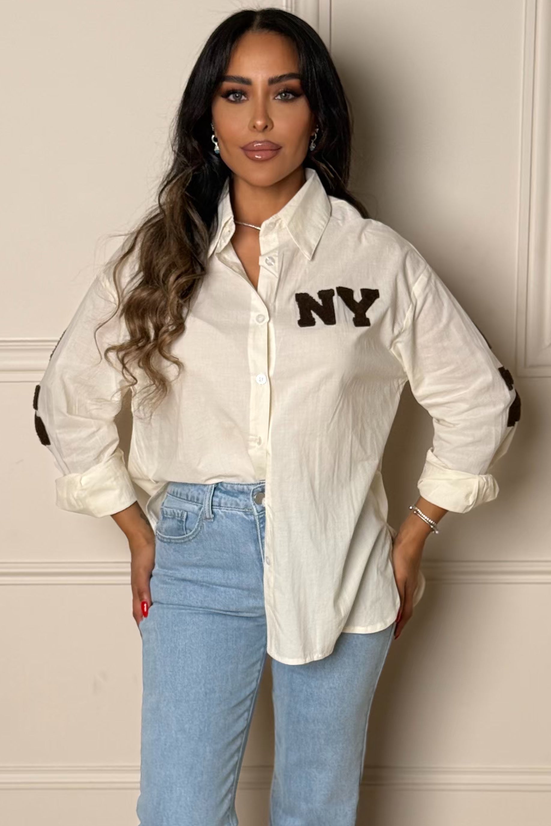 Chemise ample style New York minimaliste BLOOSHOP
