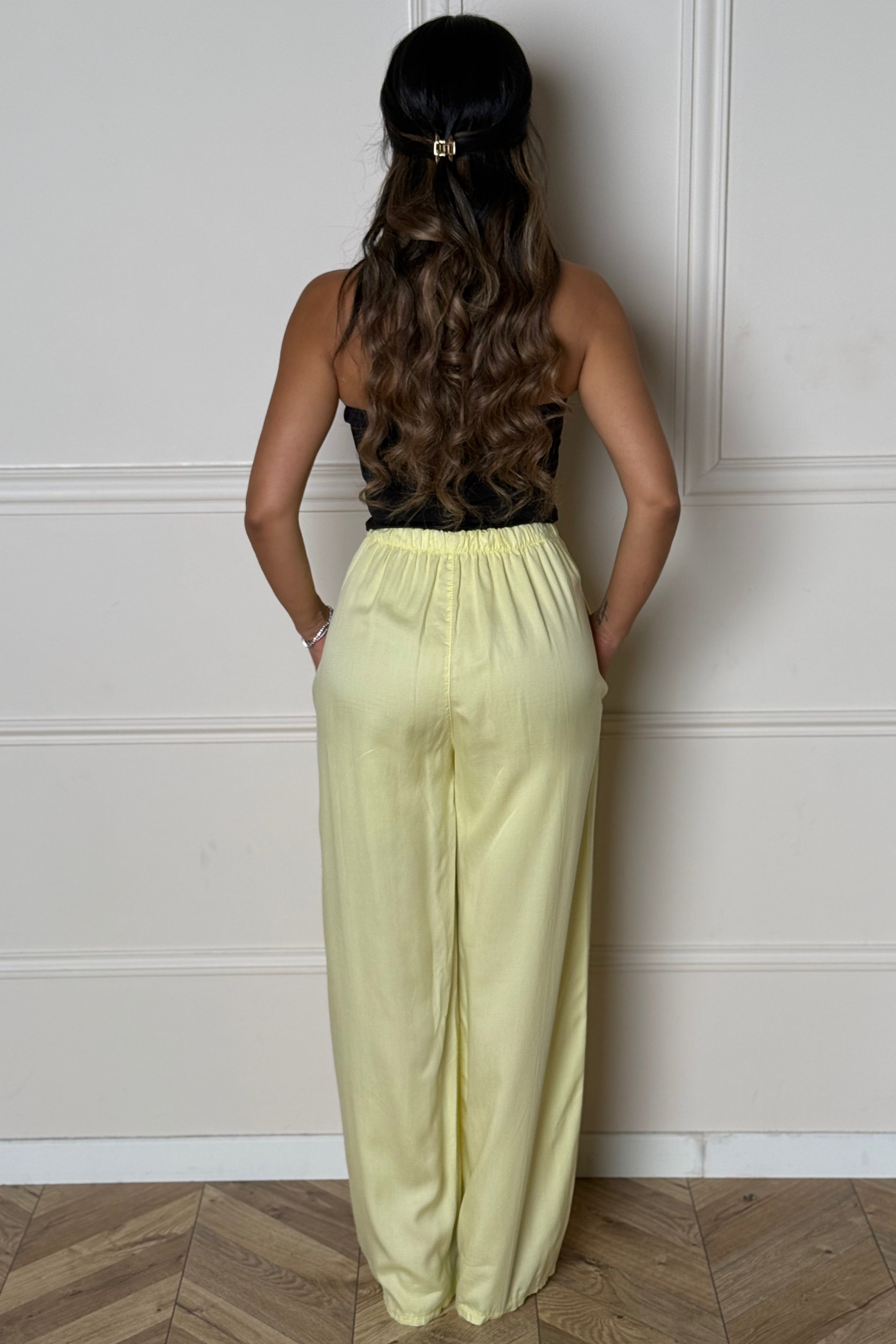 Pantalon Fluide Elastique Femme