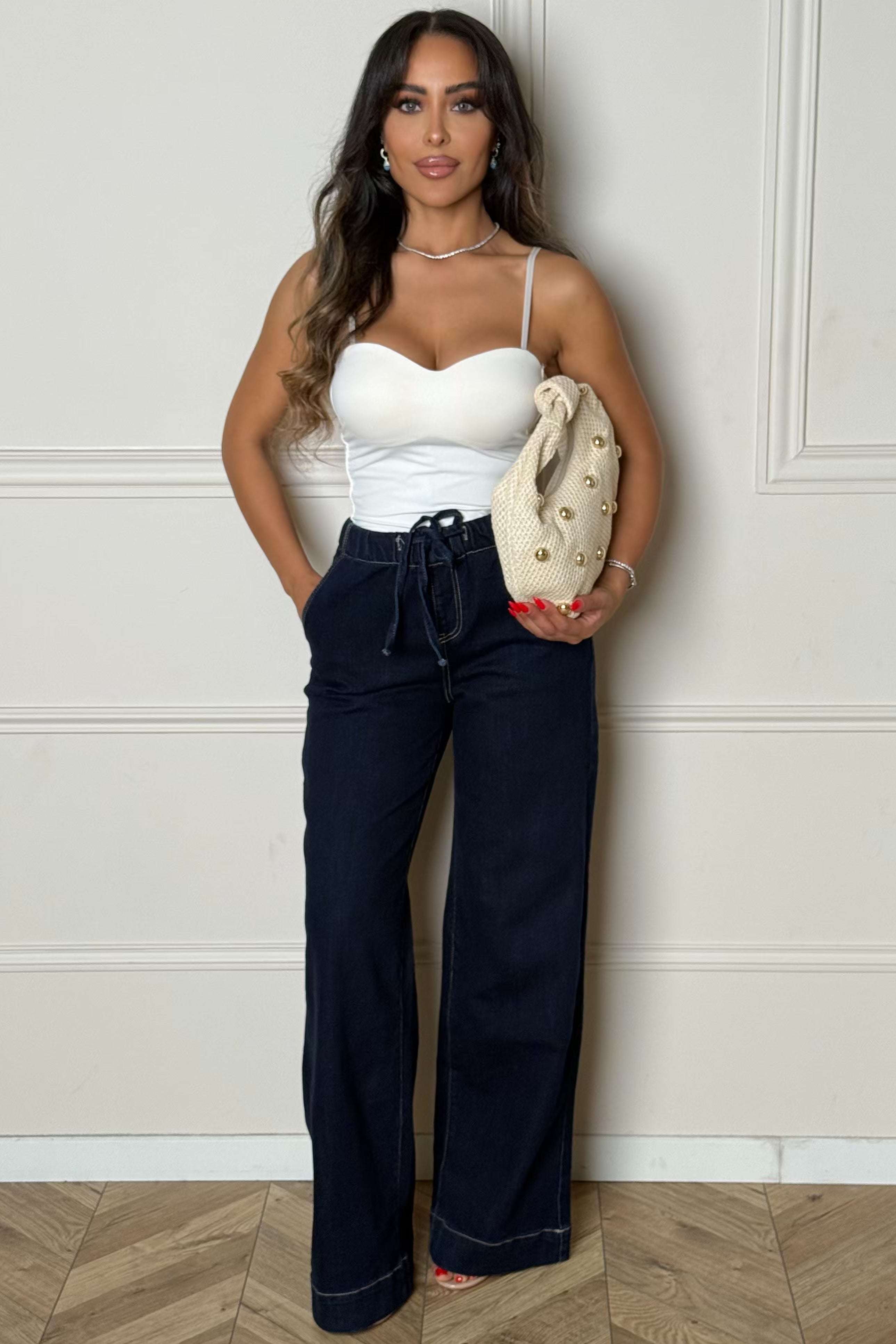 Jeans Loose + Lanière Femme