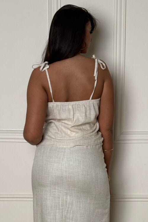 Top à Bretelles Croisée Femme