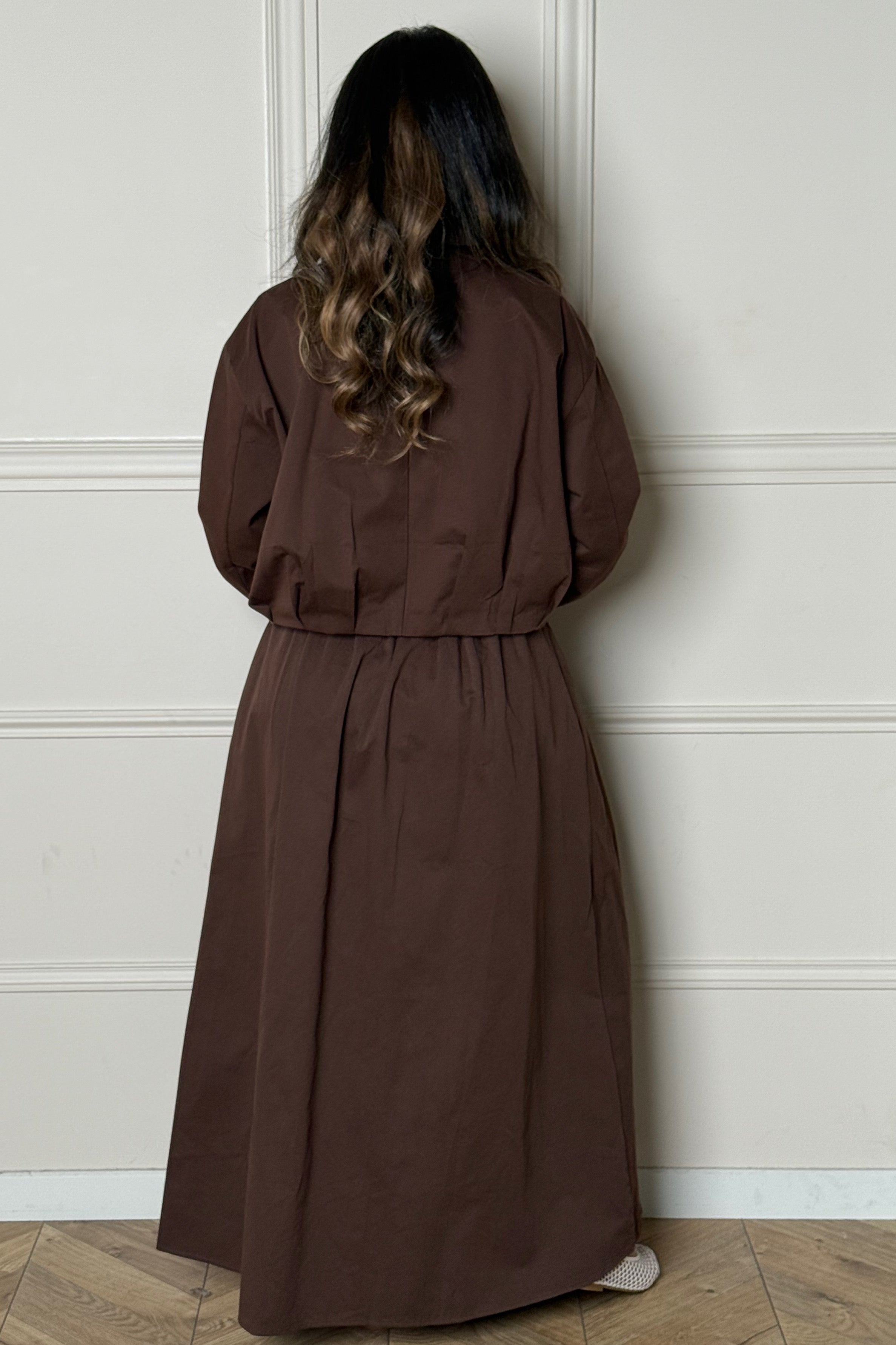 Jupe Saharienne Boutonnée Femme
