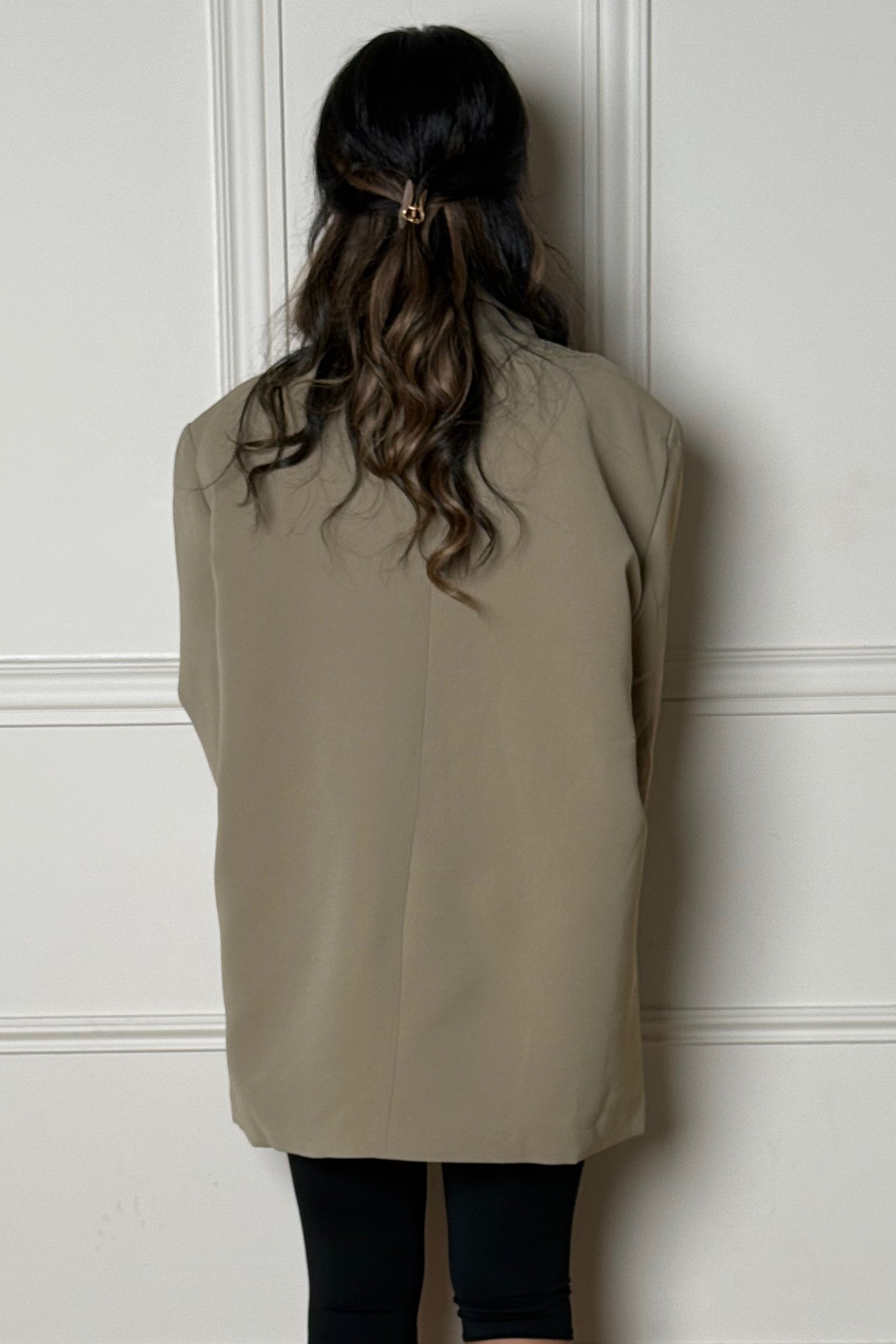 Blazer Oversize Femme à Revers Élégant - Style Business Chic Moderne