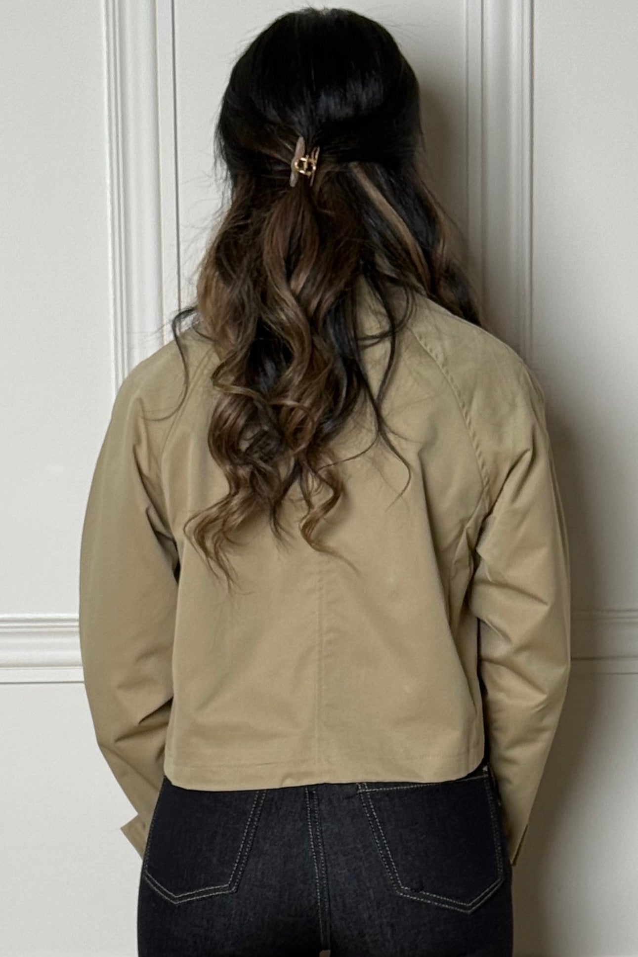 Trench Court Femme