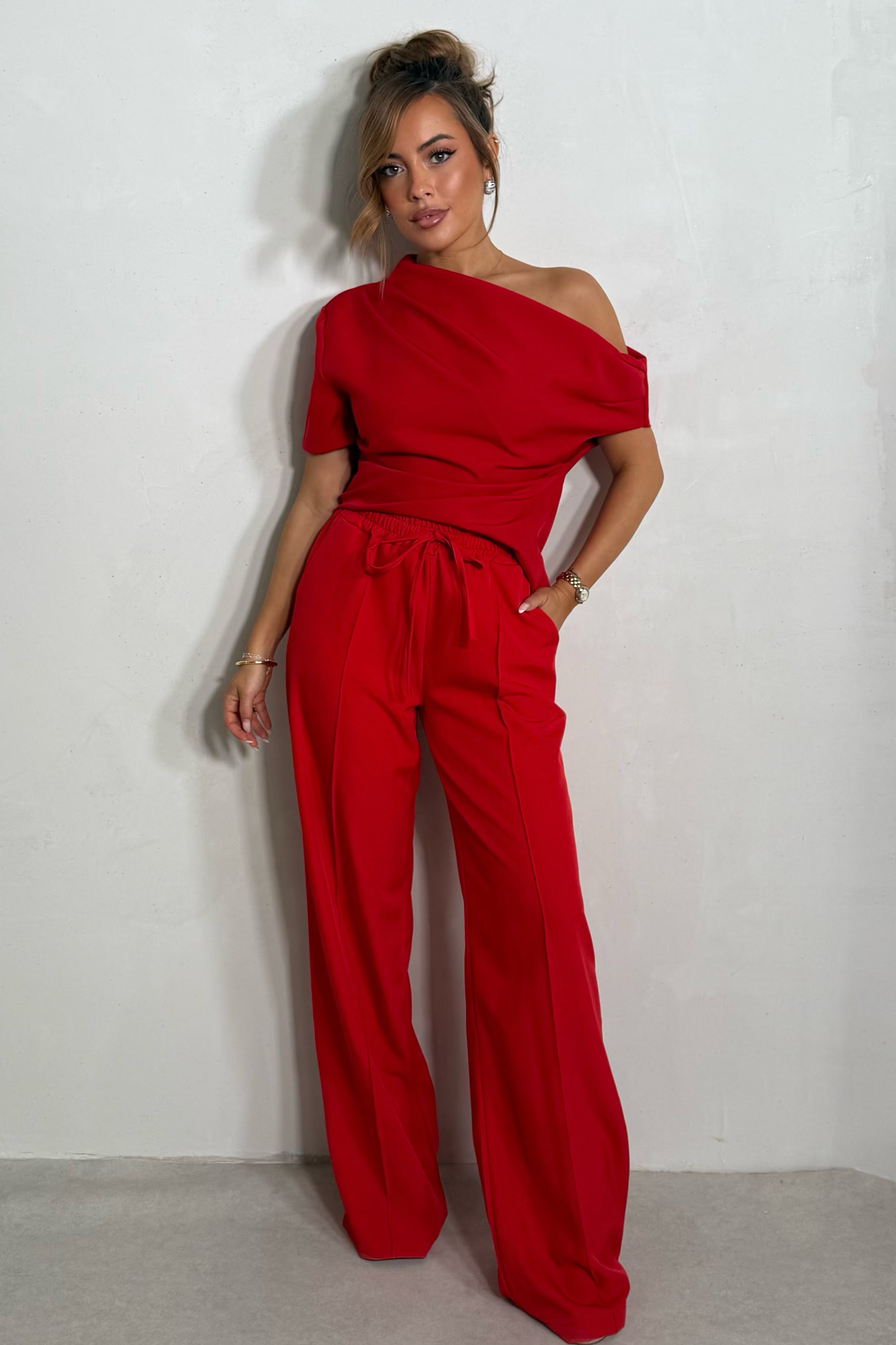 Pantalon Ample à Laçage