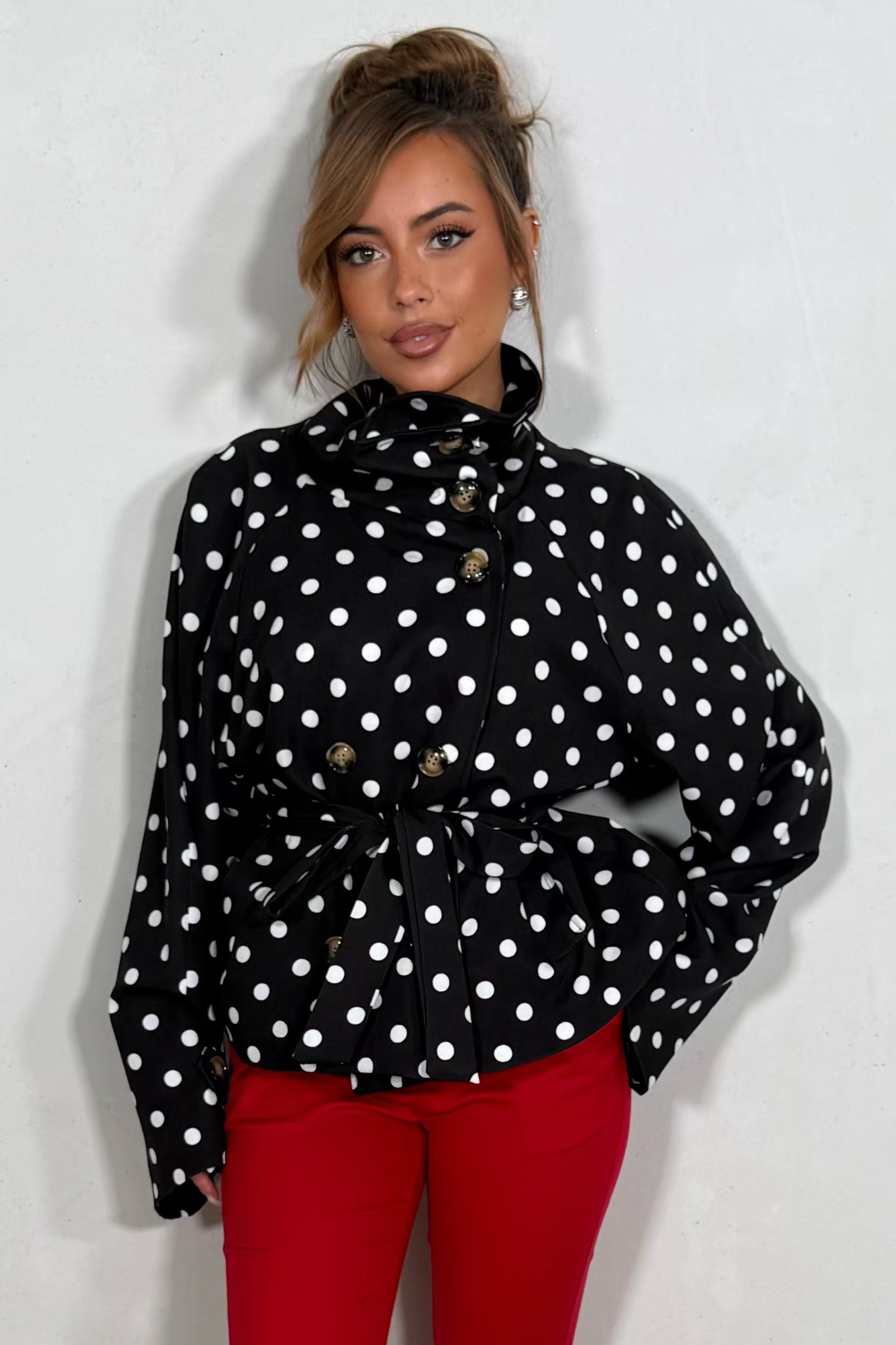 Trench à pois femme