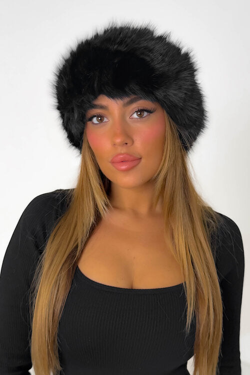 Bonnet Effet Chapka Fur Vegan
