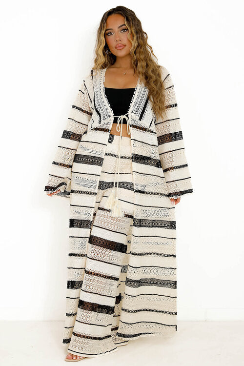 Gilet Long Crochets