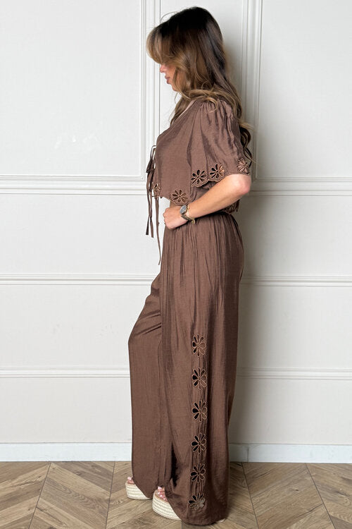 Gilet macramé artisanal style bohème chic femme - Blooshop
